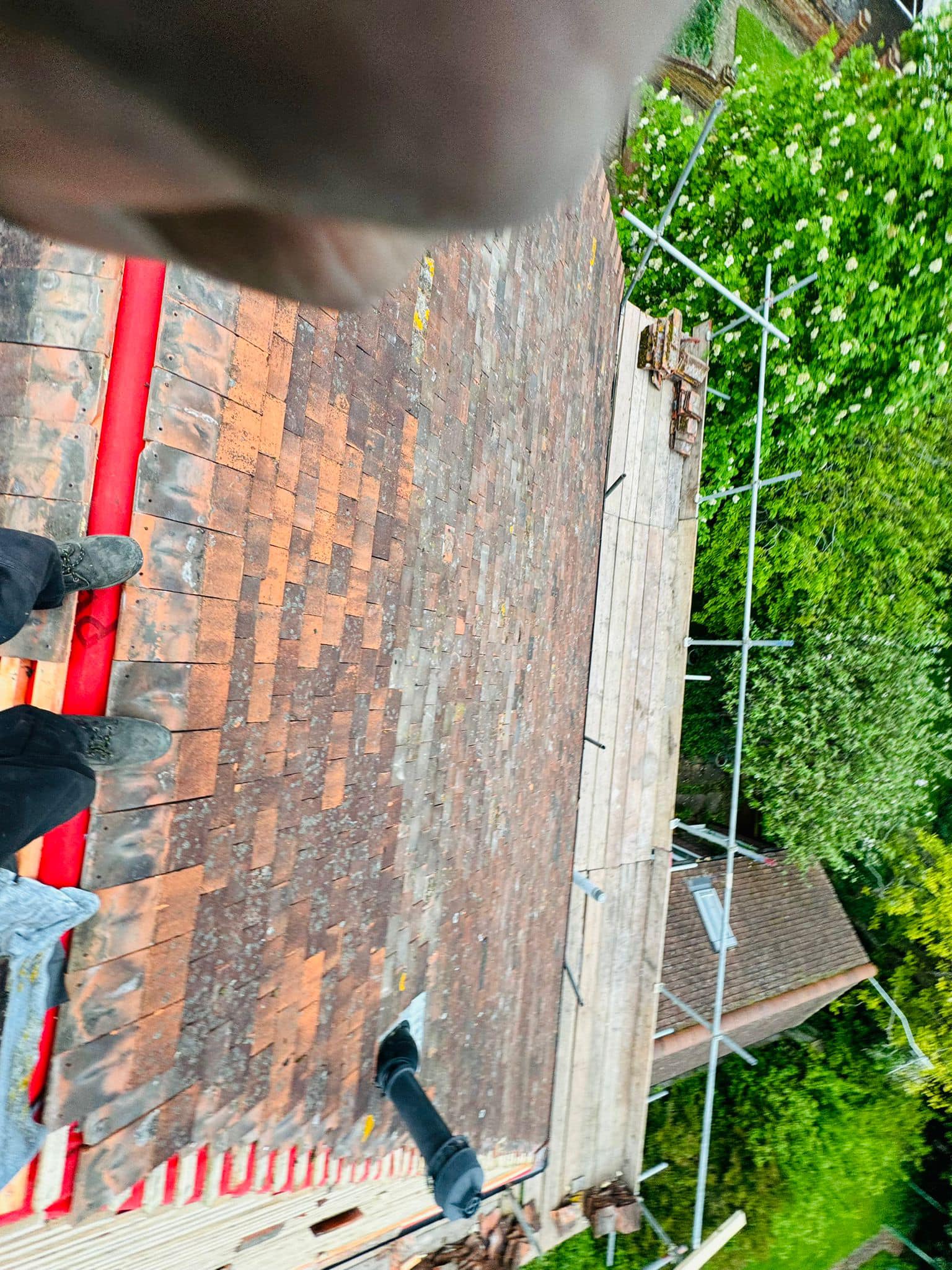 Lead flashing in Westminster