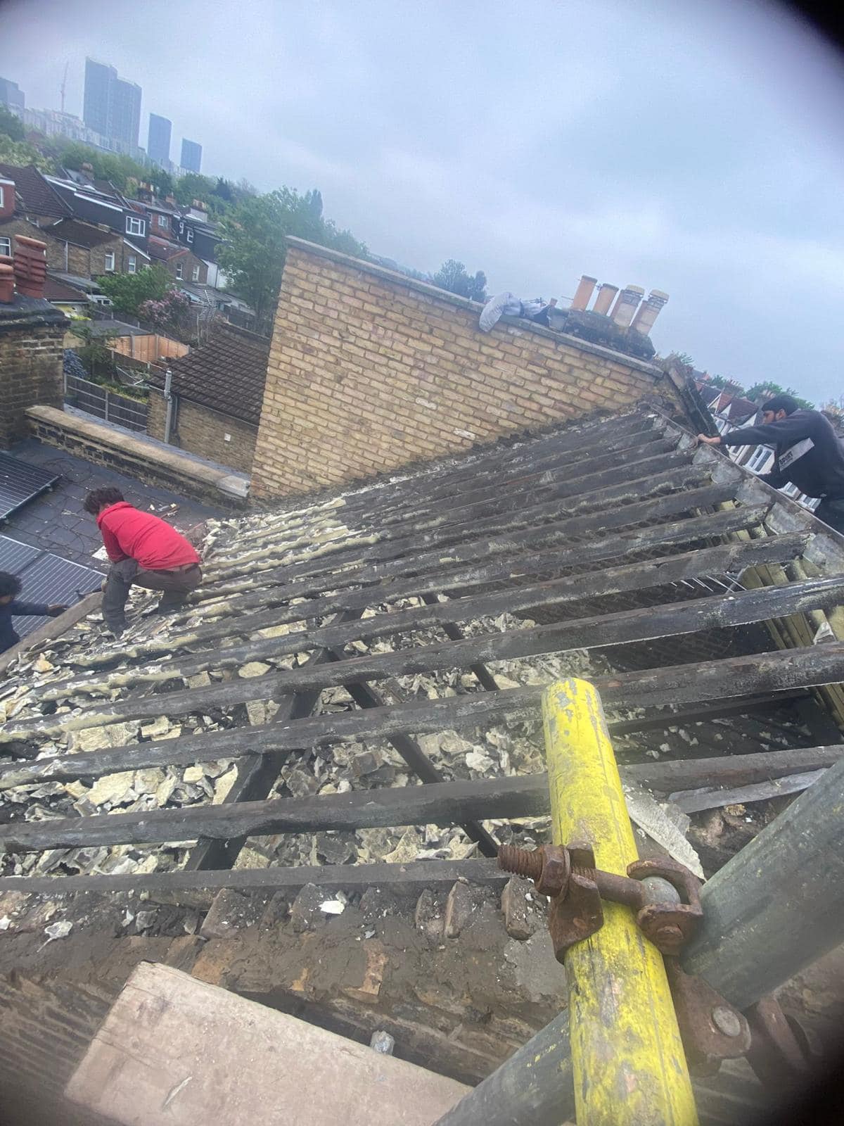 Slate roof restoration in Greenwich