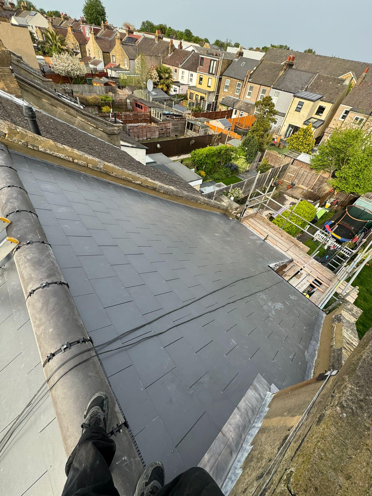 Lead flashing in Westminster