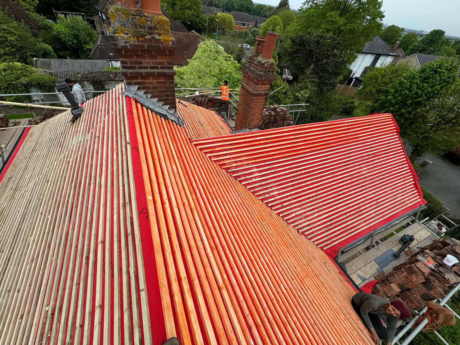 GRP fibreglass roof in Peckham