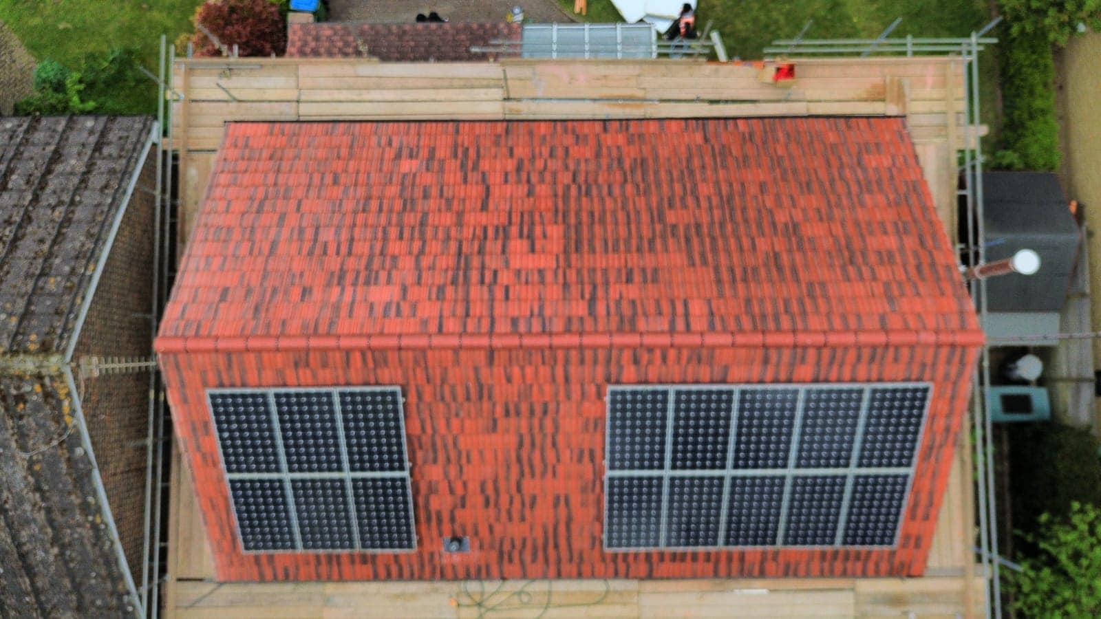 Professional roofers working on a property in London - KS Roof Master