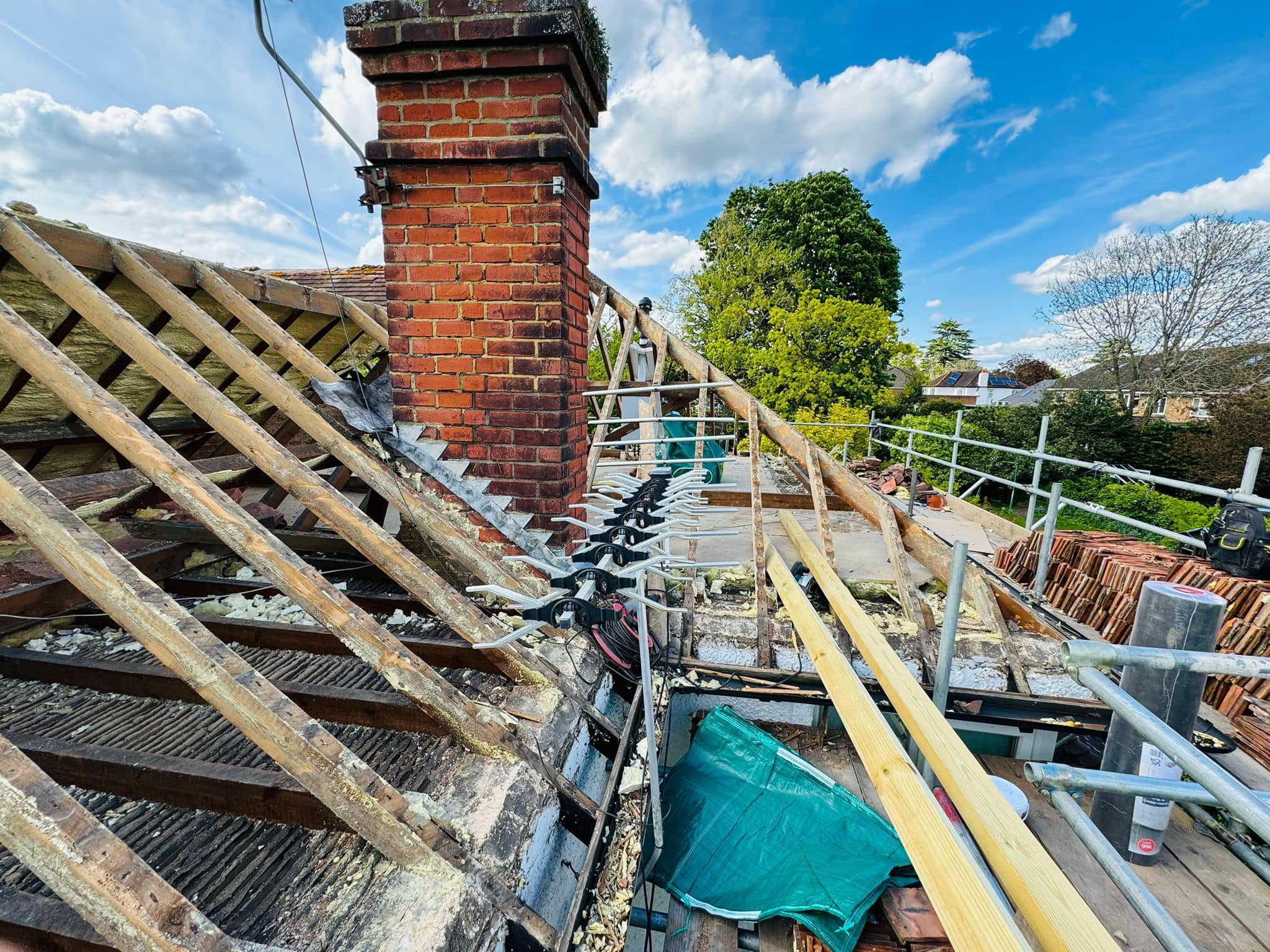 Slate roof restoration in Greenwich