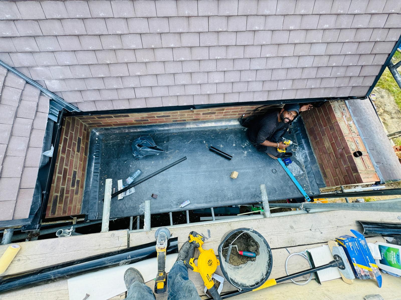 Flat roof replacement in Croydon