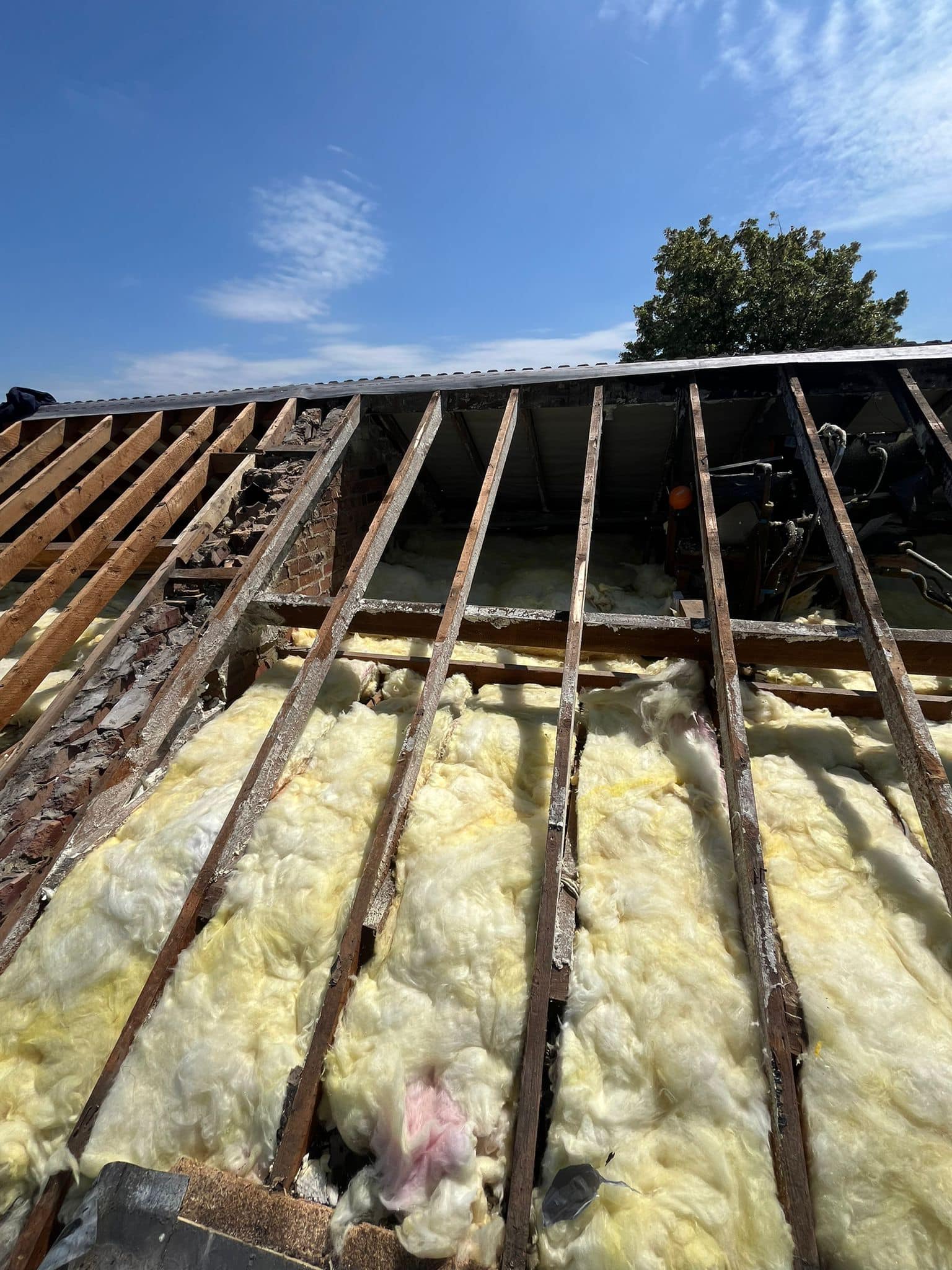 Professional roofers working on a property in London - KS Roof Master