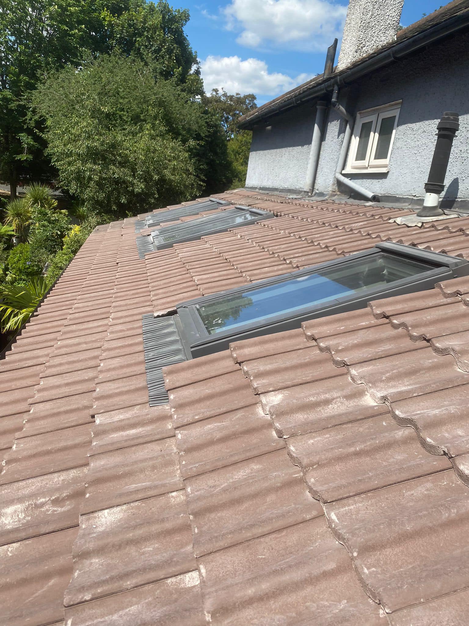 Commercial roof restoration in Canary Wharf
