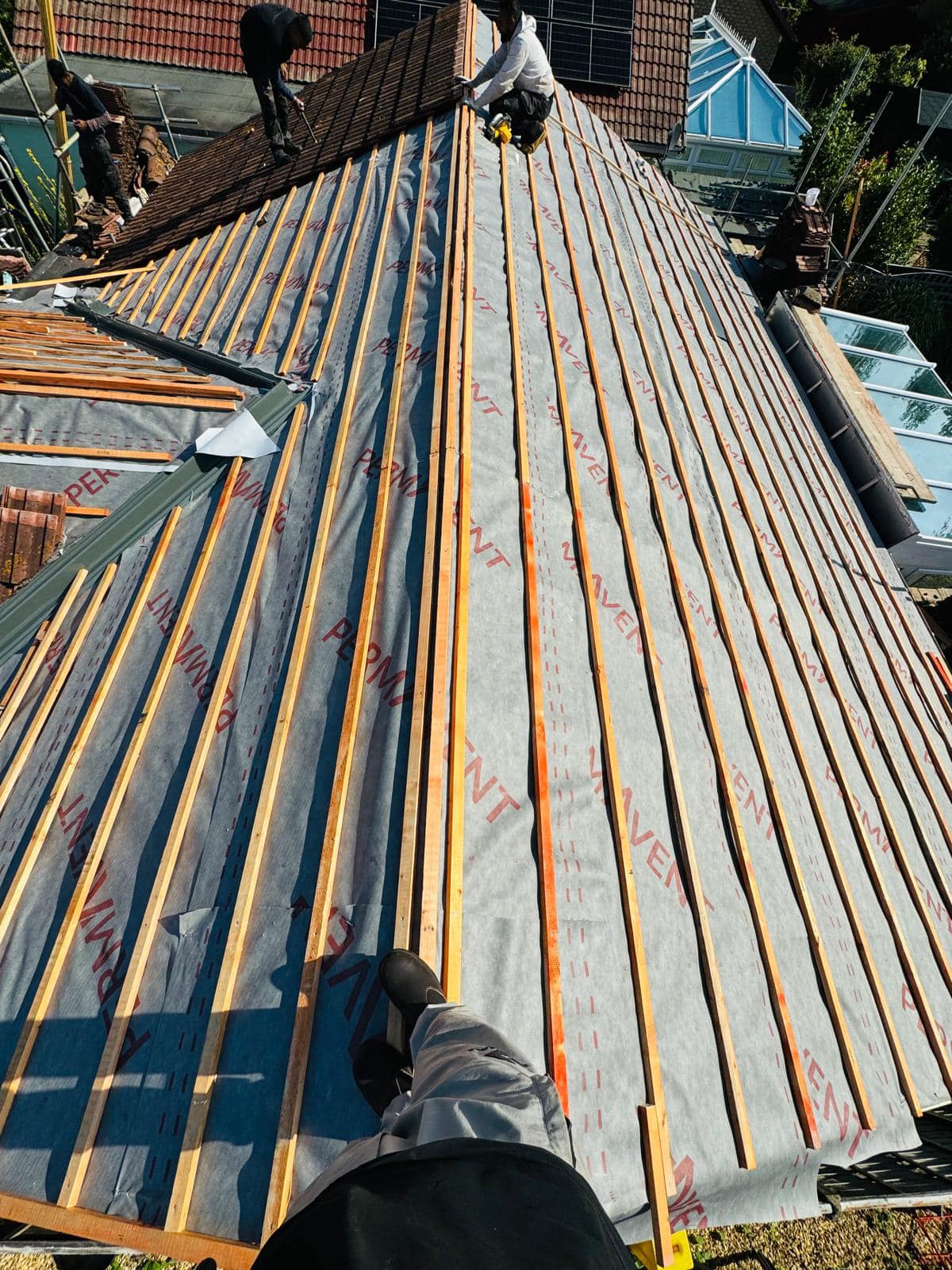 Slate roof restoration in Greenwich
