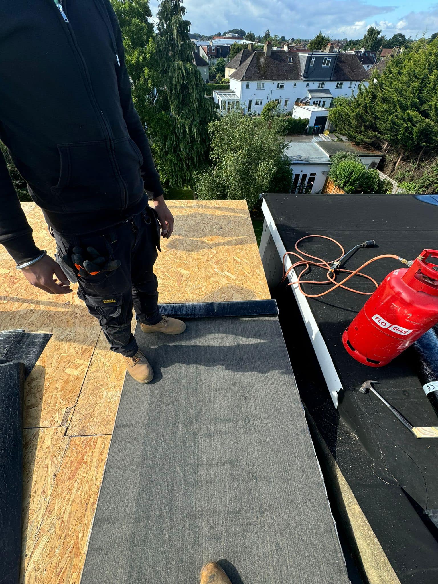 Flat roof coating in Brixton