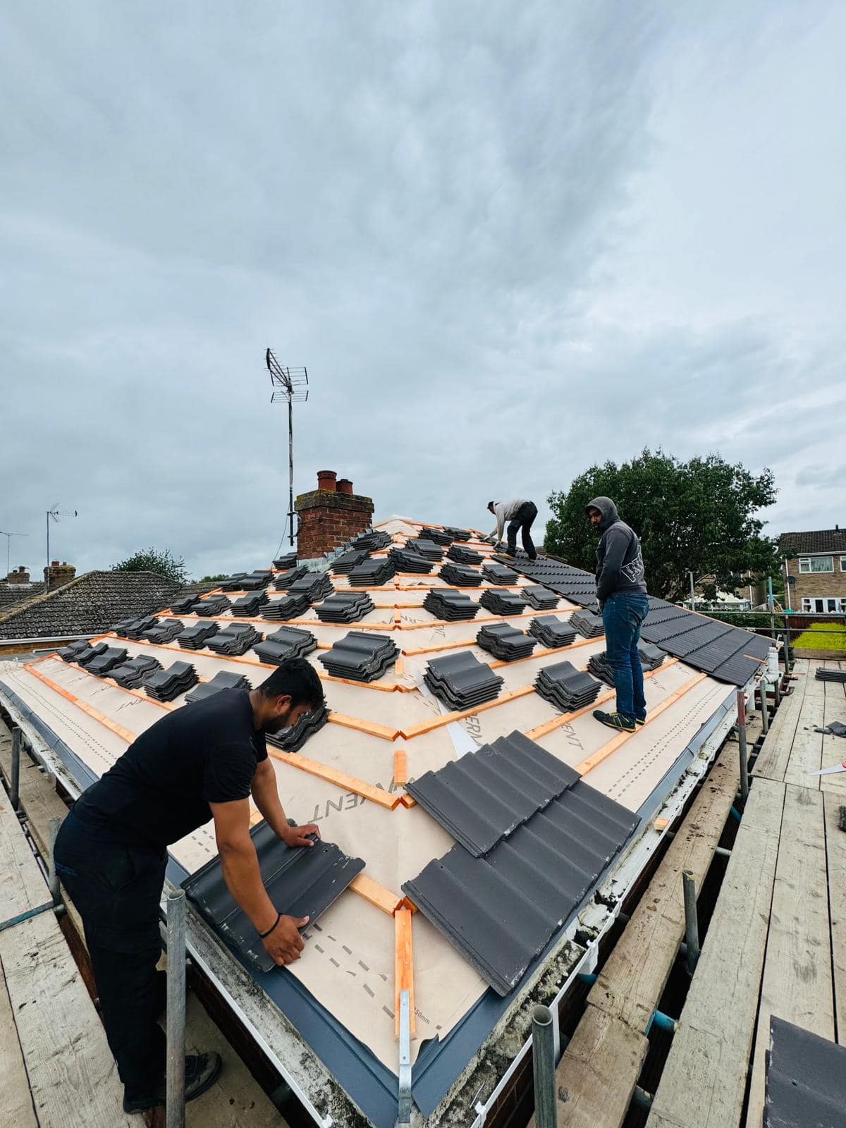 GRP fibreglass roof in Peckham