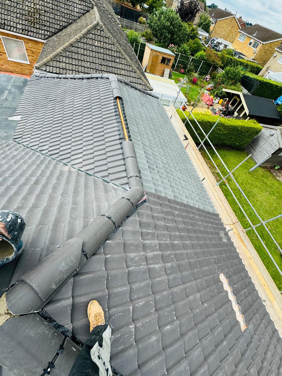 Commercial roof restoration in Canary Wharf