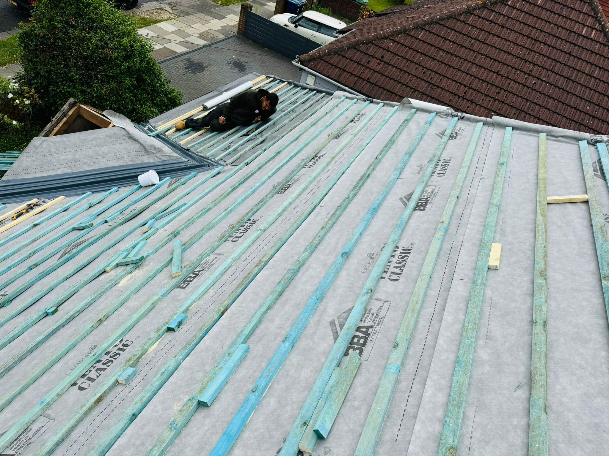 Zinc roofing in Shoreditch
