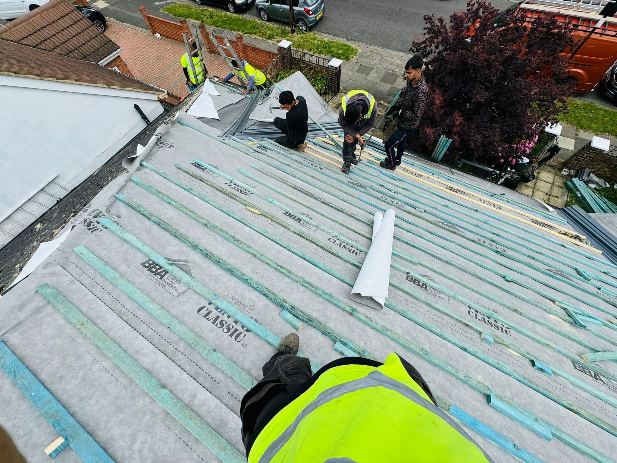 EPDM rubber roof in Stratford