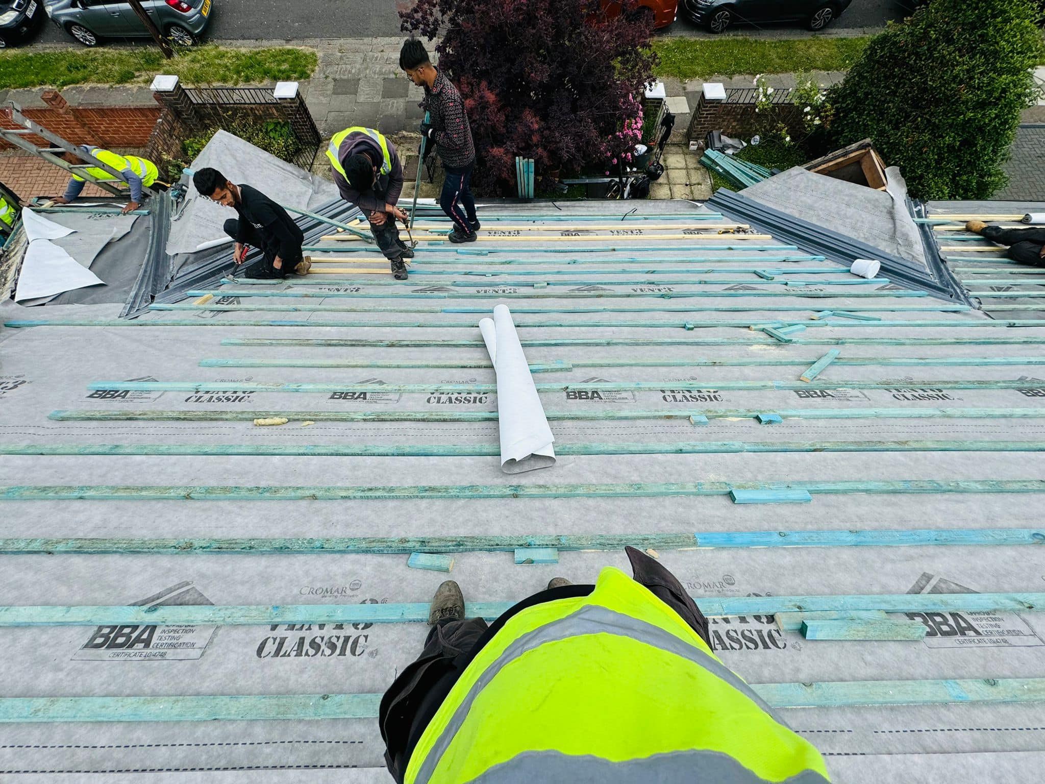 Zinc roofing in Shoreditch