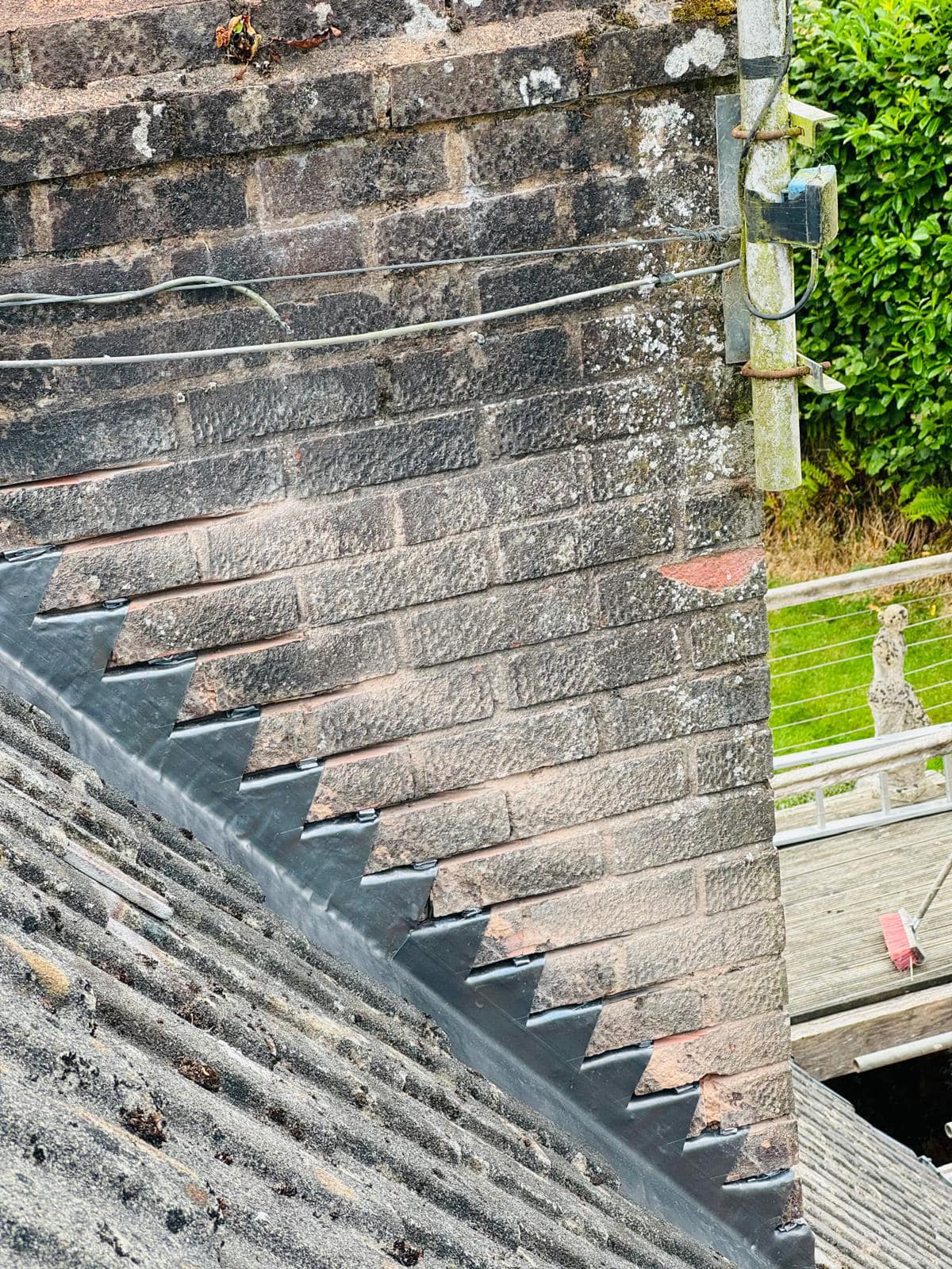 Professional roofers working on a property in London - KS Roof Master