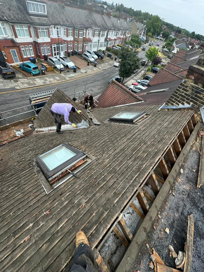 GRP fibreglass roof in Peckham