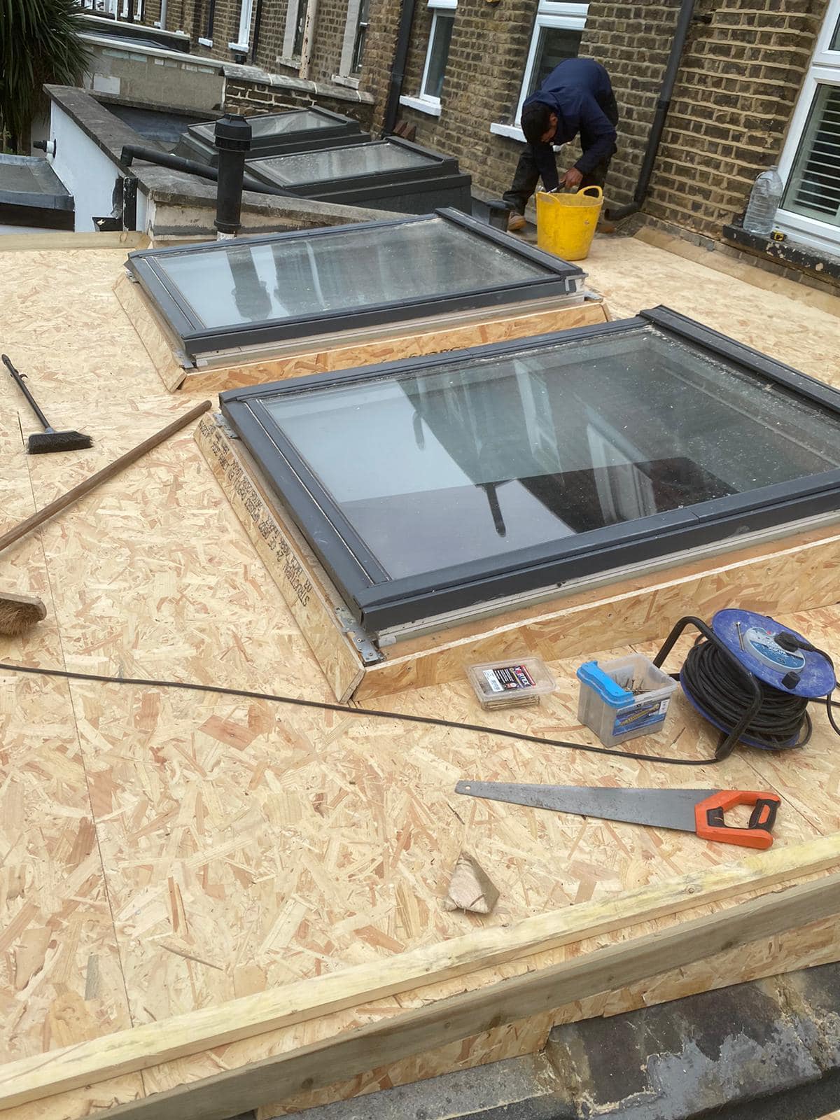 EPDM rubber roof in Stratford