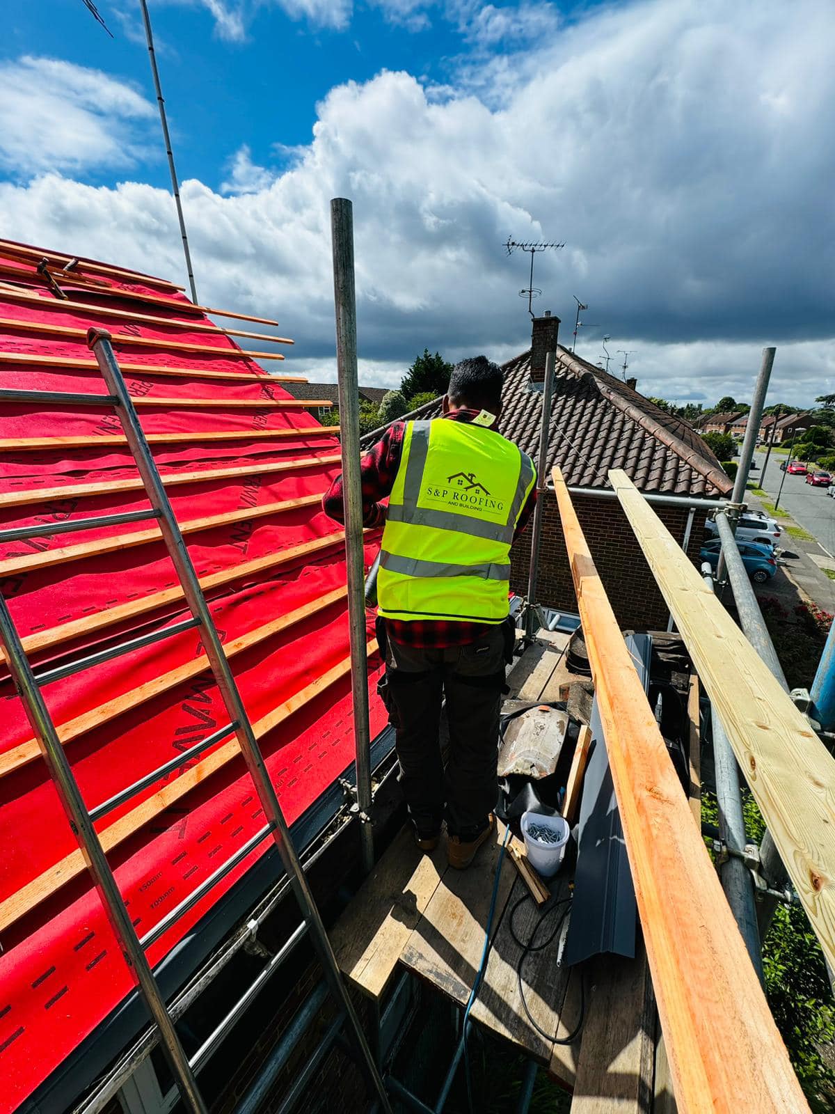 Slate roof restoration in Greenwich