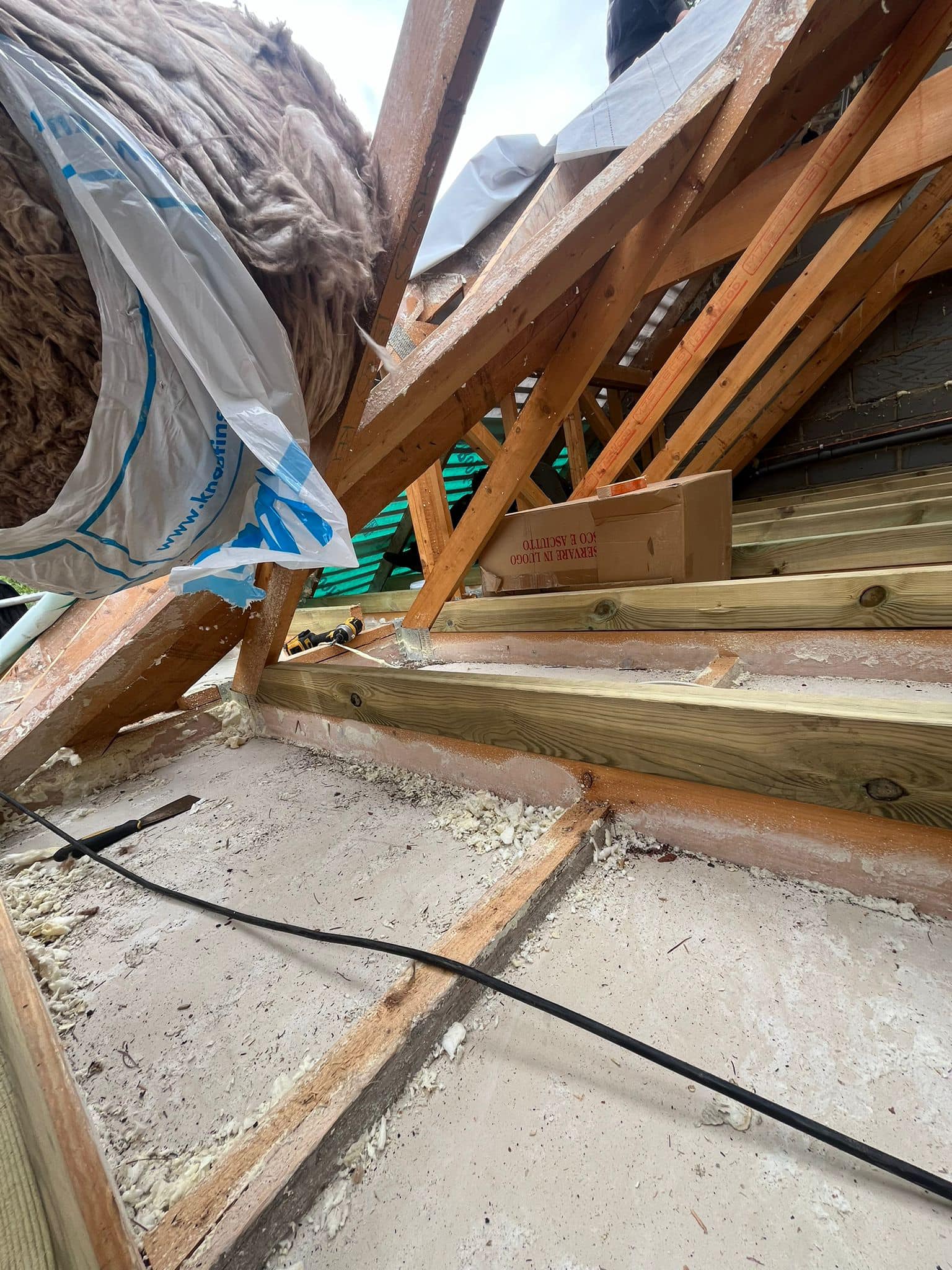 Professional roofers working on a property in London - KS Roof Master