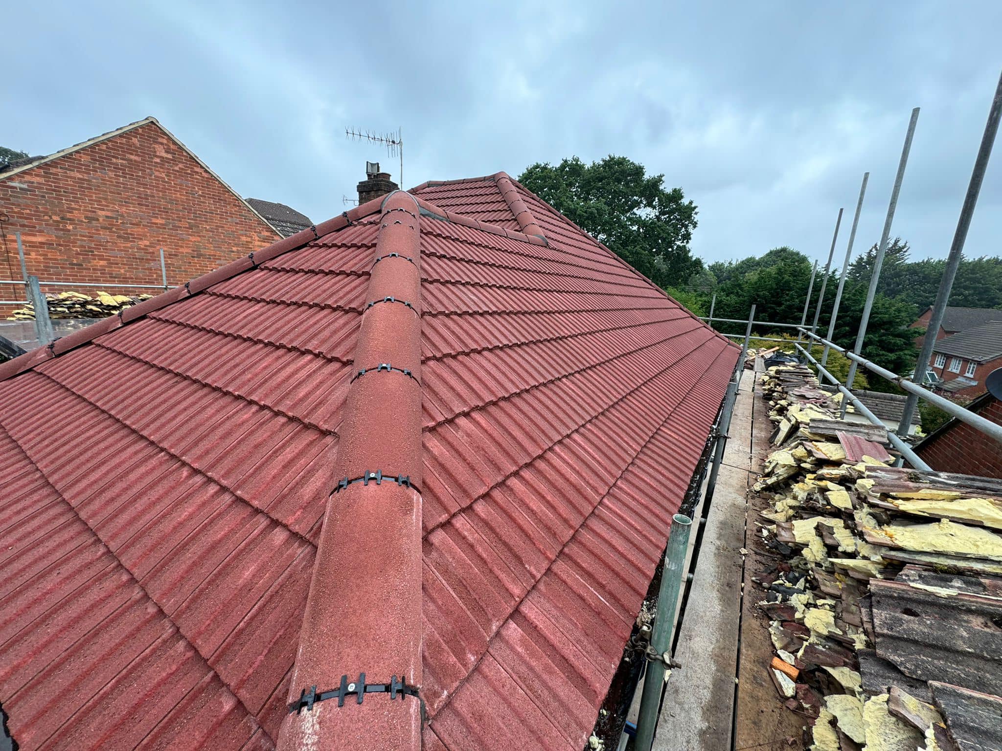Storm damage repair in Battersea