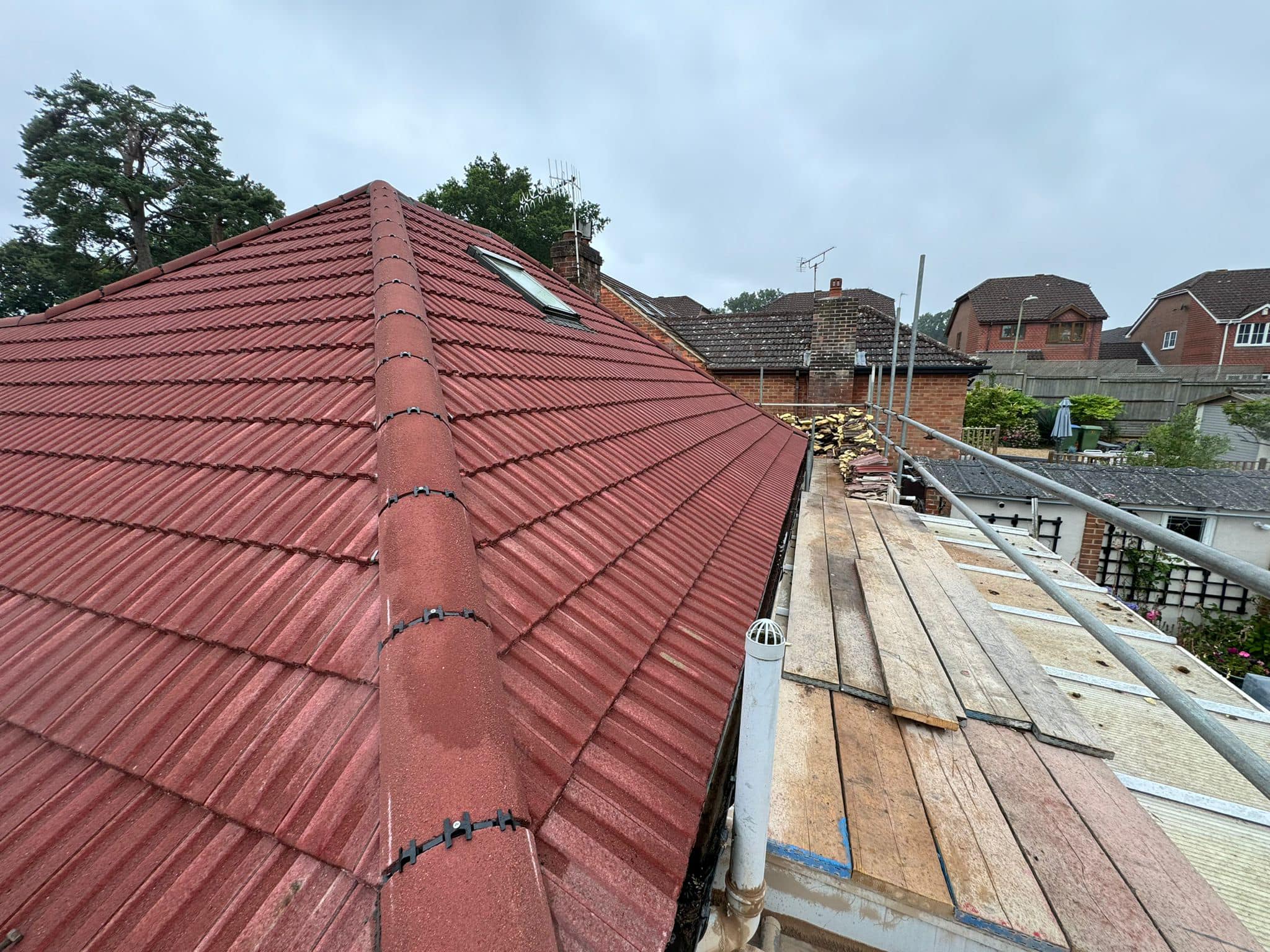 Commercial roof restoration in Canary Wharf