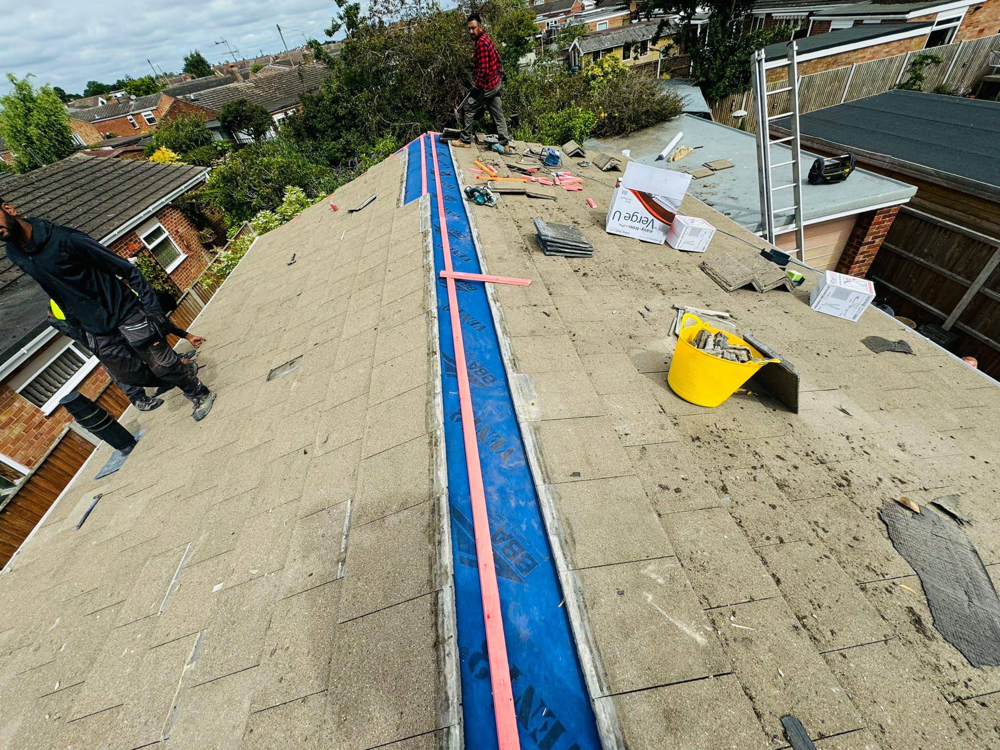 Lead flashing in Westminster