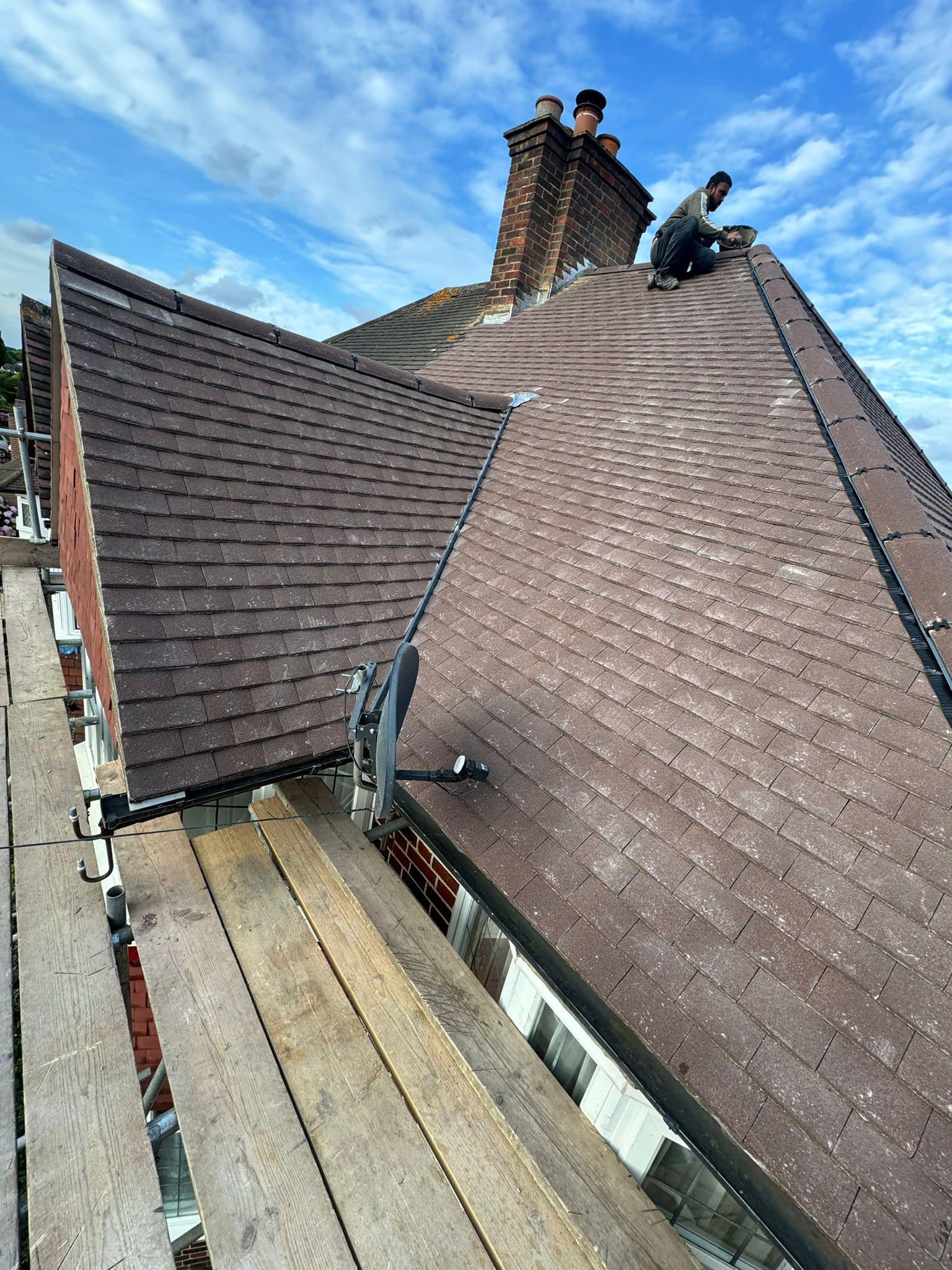 Storm damage repair in Battersea