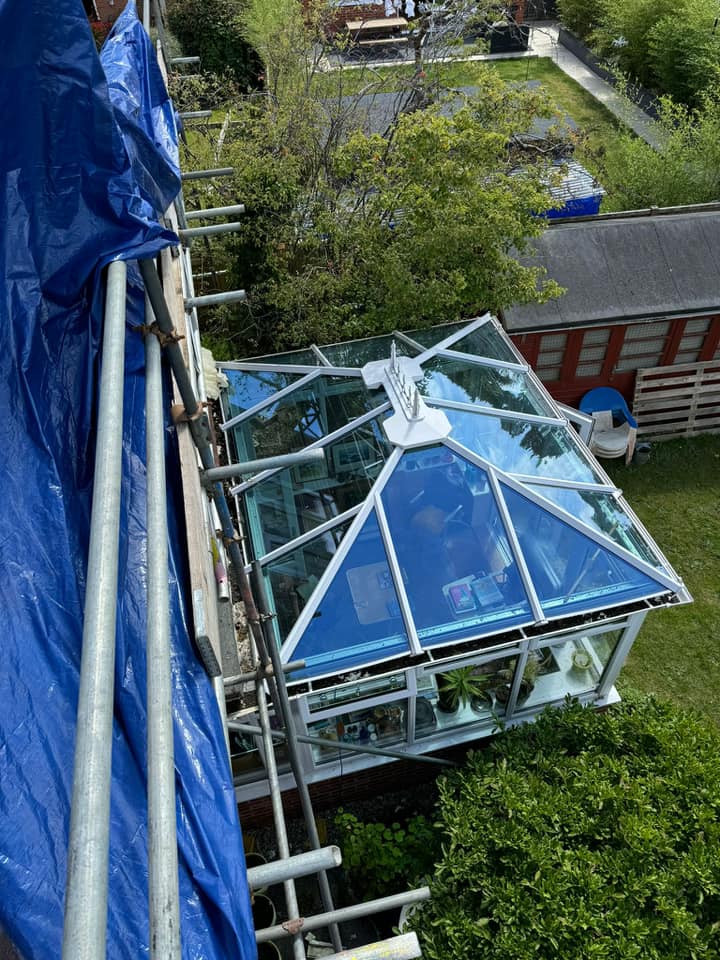 Slate roof restoration in Greenwich