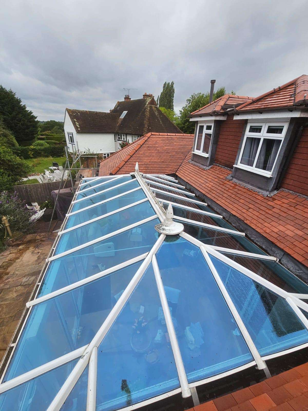 Slate roof restoration in Greenwich
