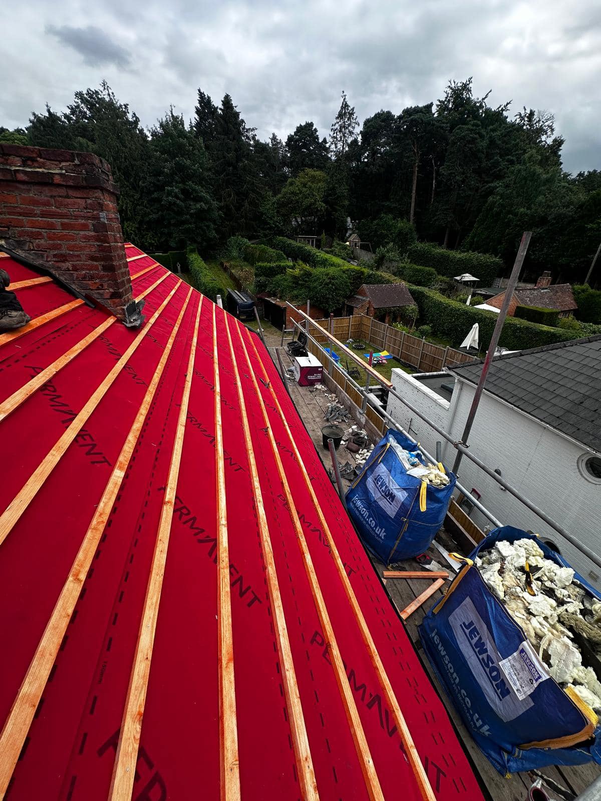 Lead flashing in Westminster