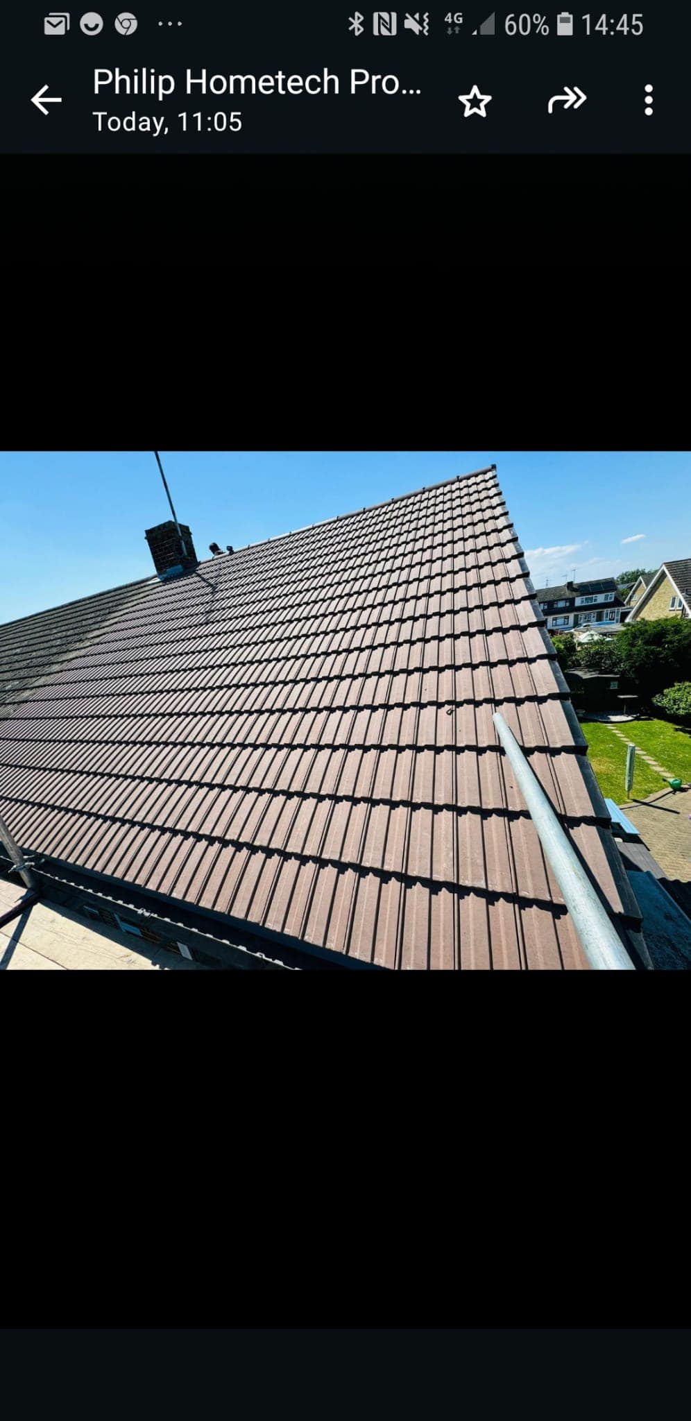 Professional roofers working on a property in London - KS Roof Master