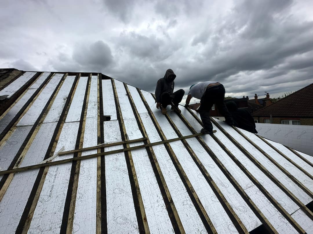 Commercial roof restoration in Canary Wharf