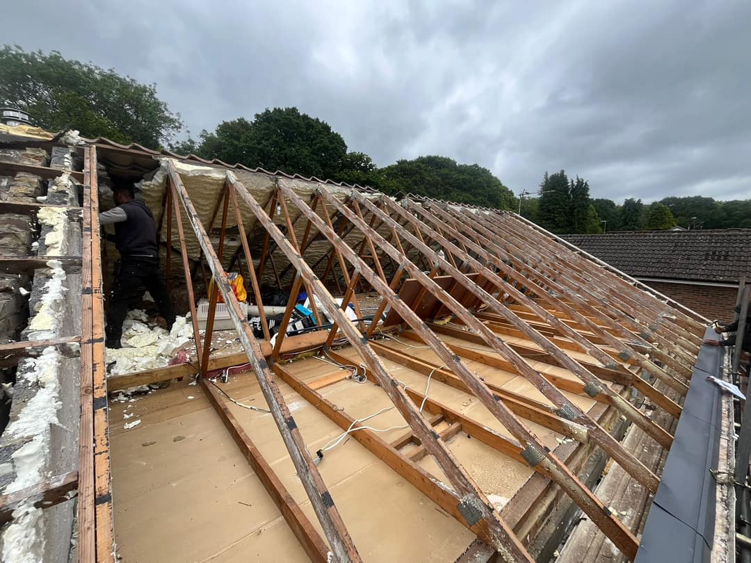 Slate roof restoration in Greenwich