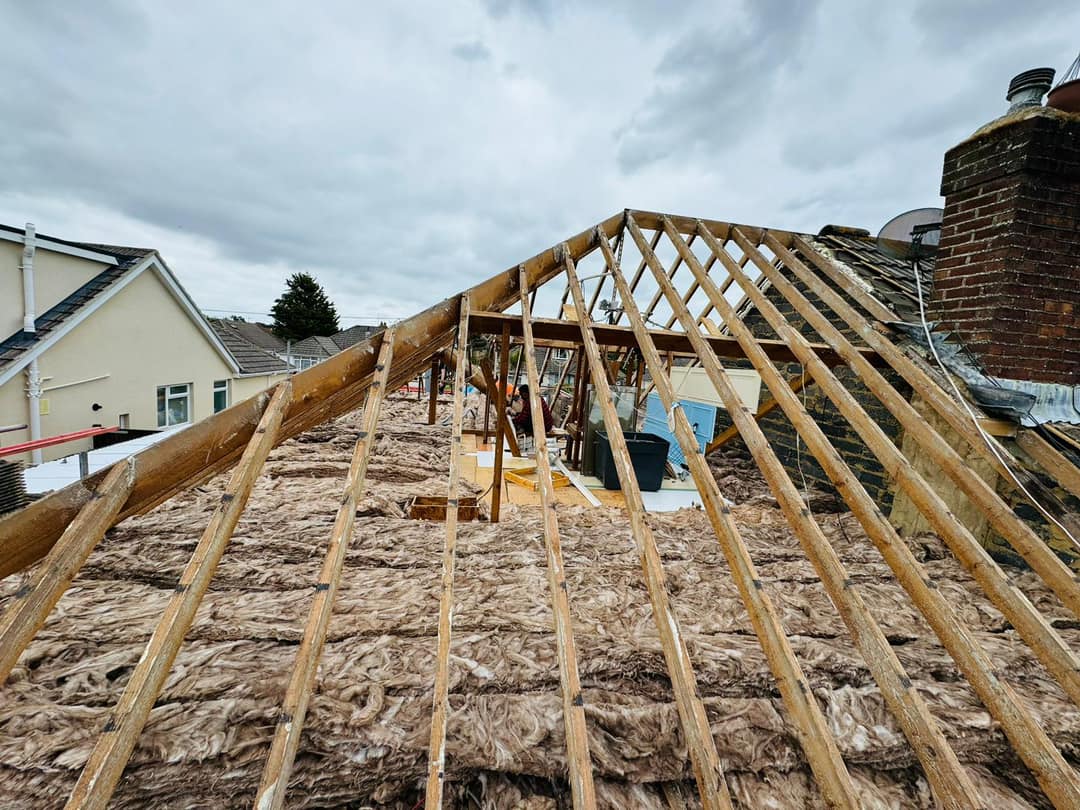Professional roofers working on a property in London - KS Roof Master