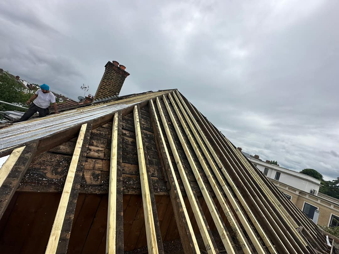 GRP fibreglass roof in Peckham