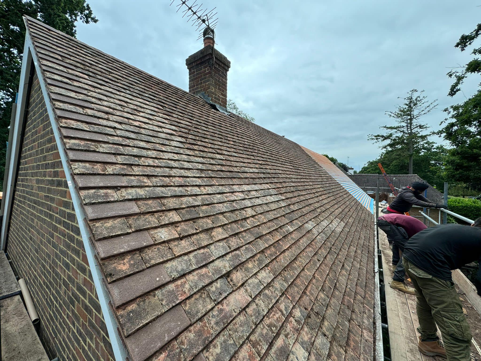 GRP fibreglass roof in Peckham