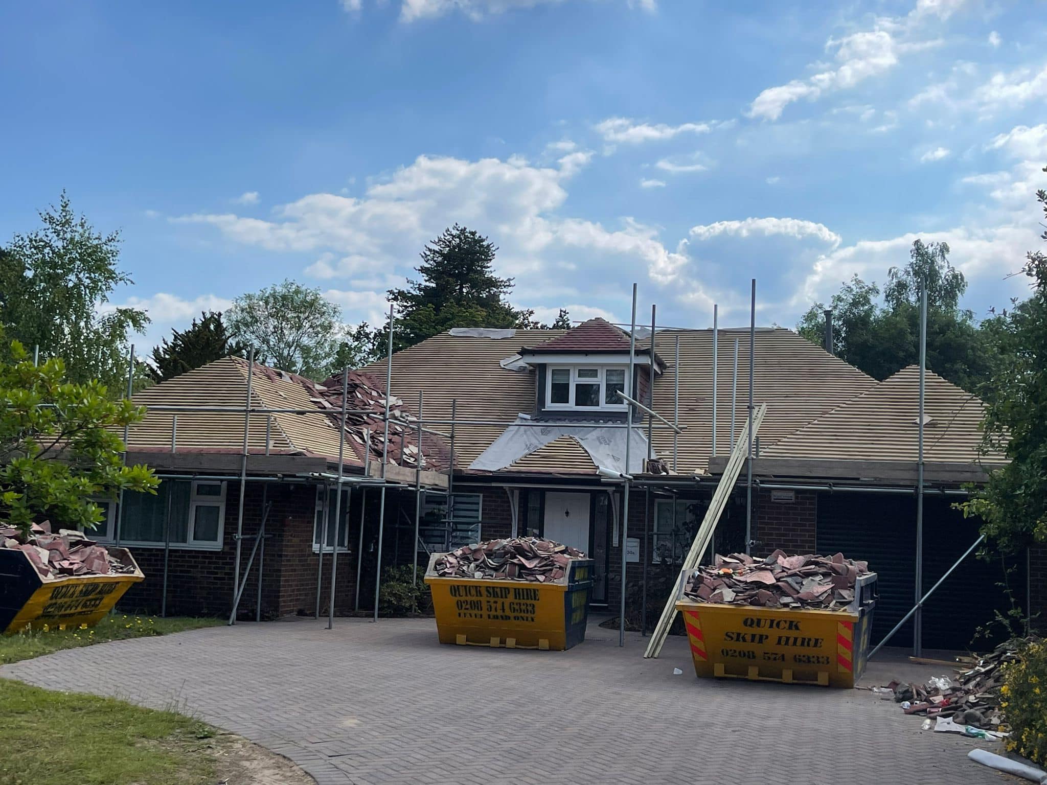 Slate roof restoration in Greenwich