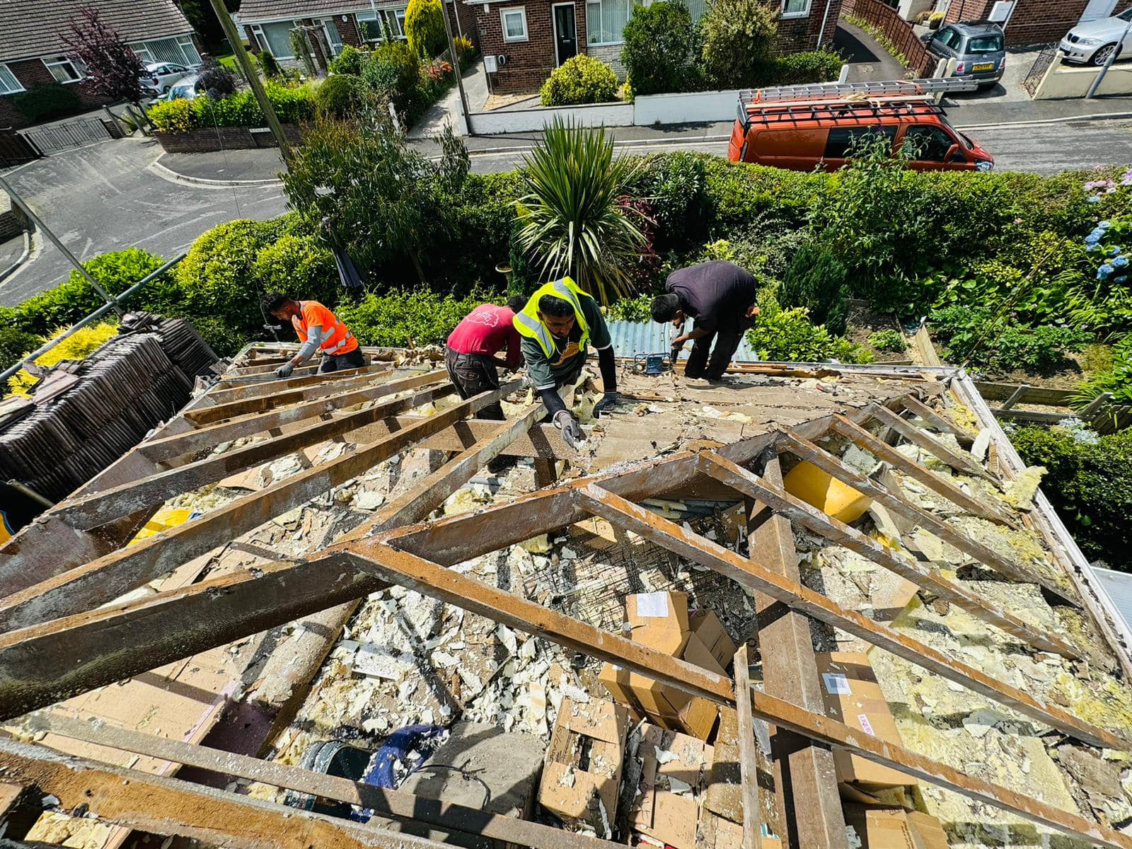 Slate roof restoration in Greenwich