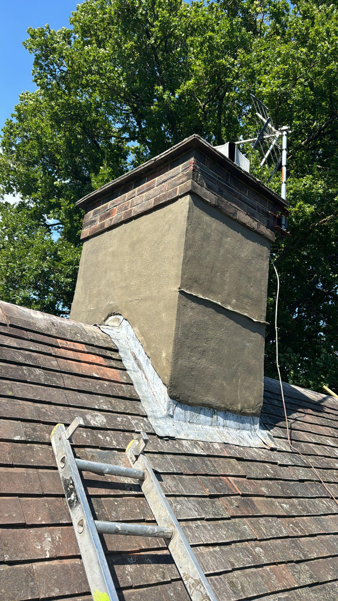 Lead flashing in Westminster