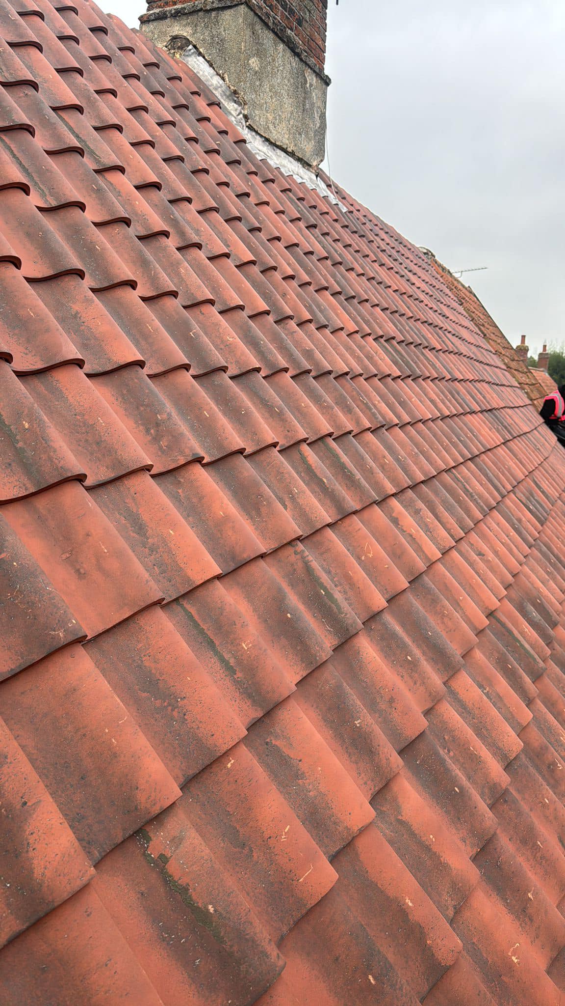 Professional roofers working on a property in London - KS Roof Master