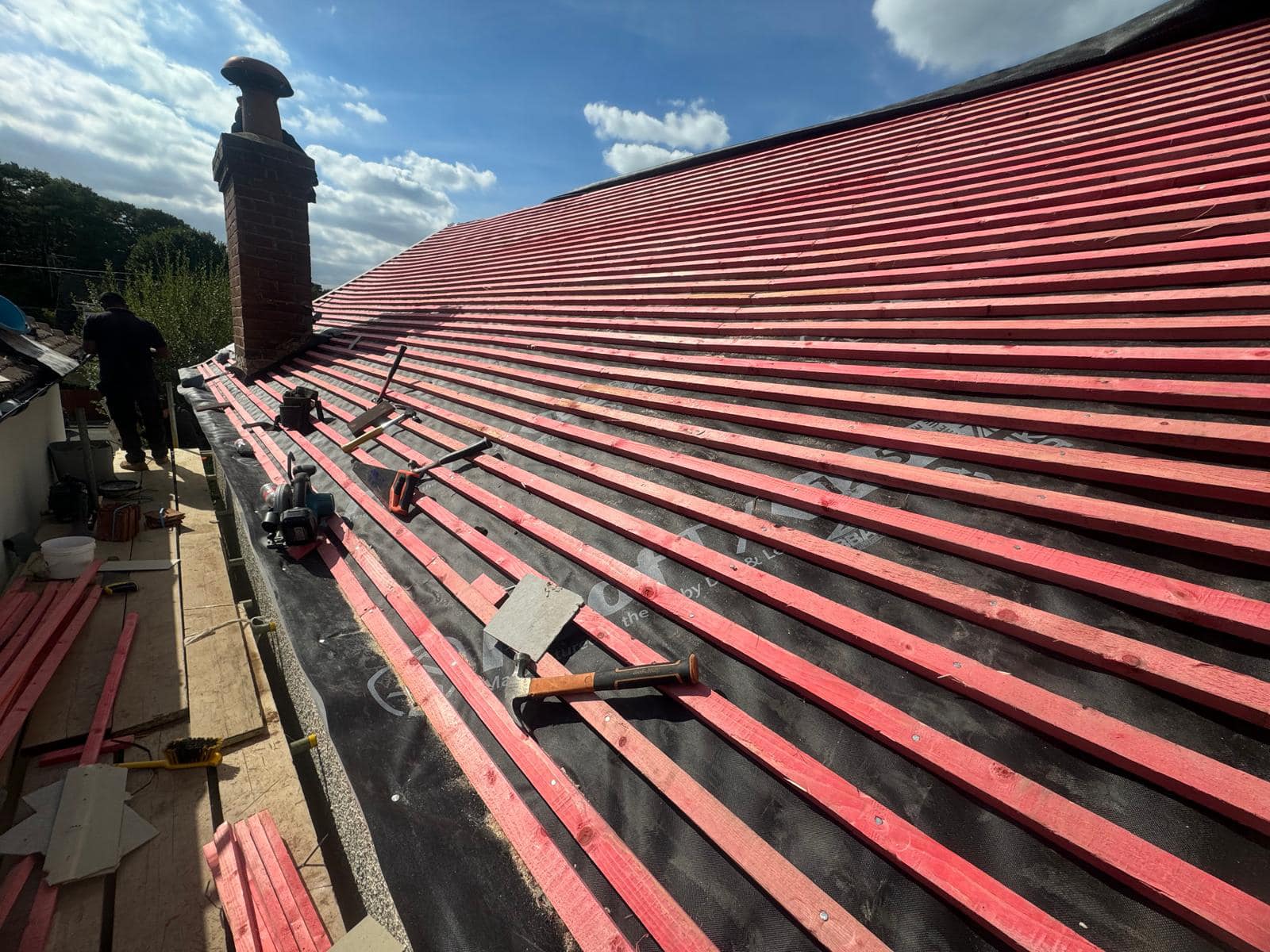 Flat roof replacement in Croydon