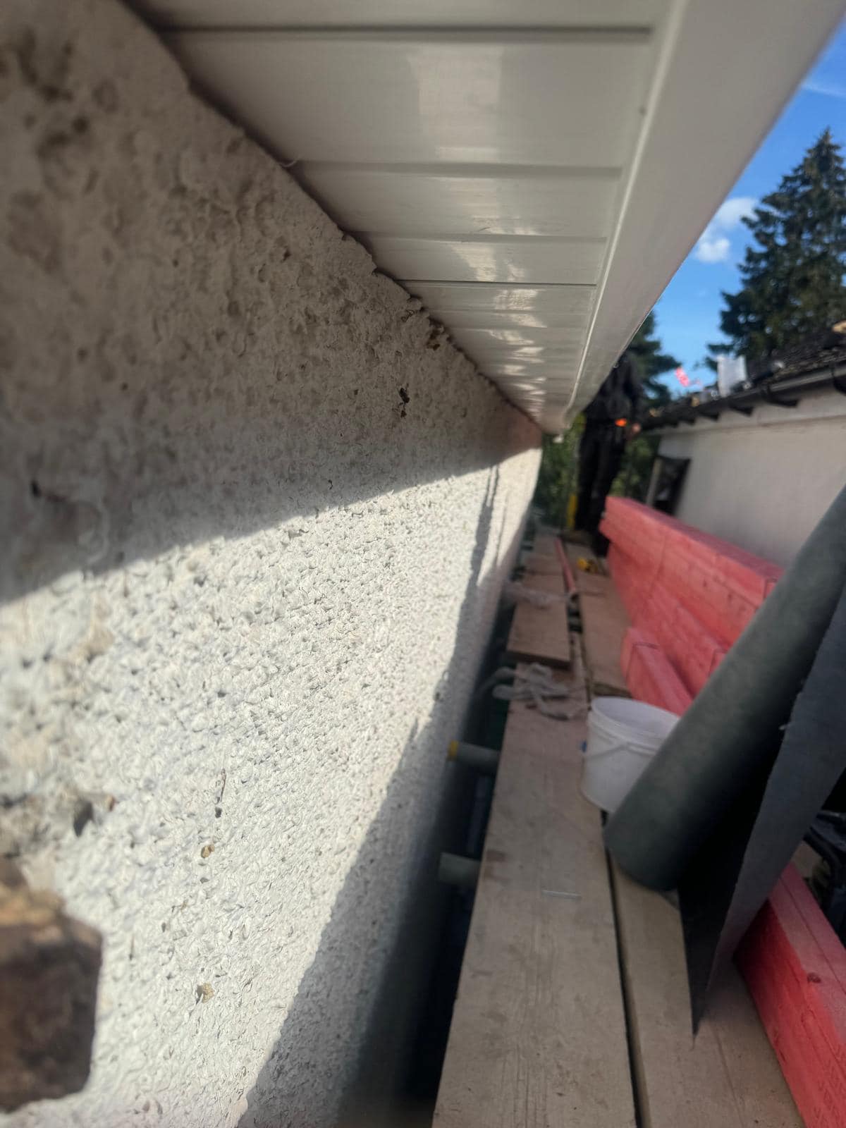 Professional roofers working on a property in London - KS Roof Master