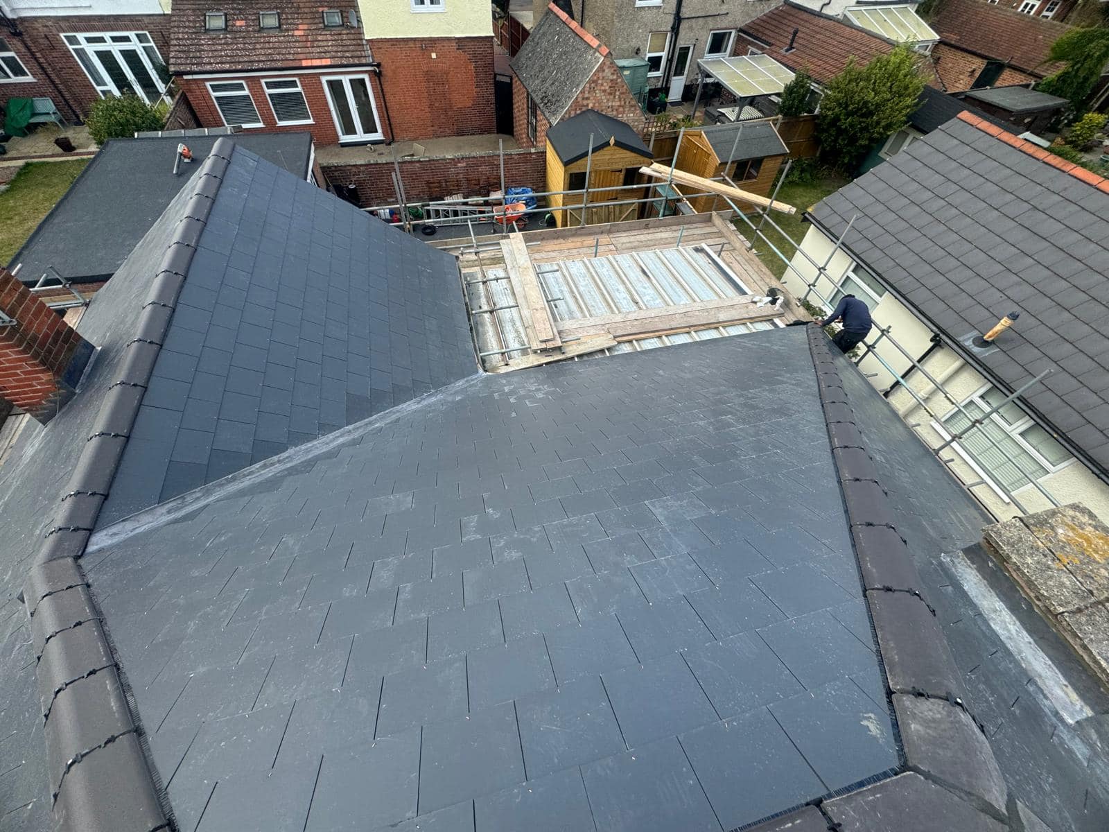 Commercial roof restoration in Canary Wharf