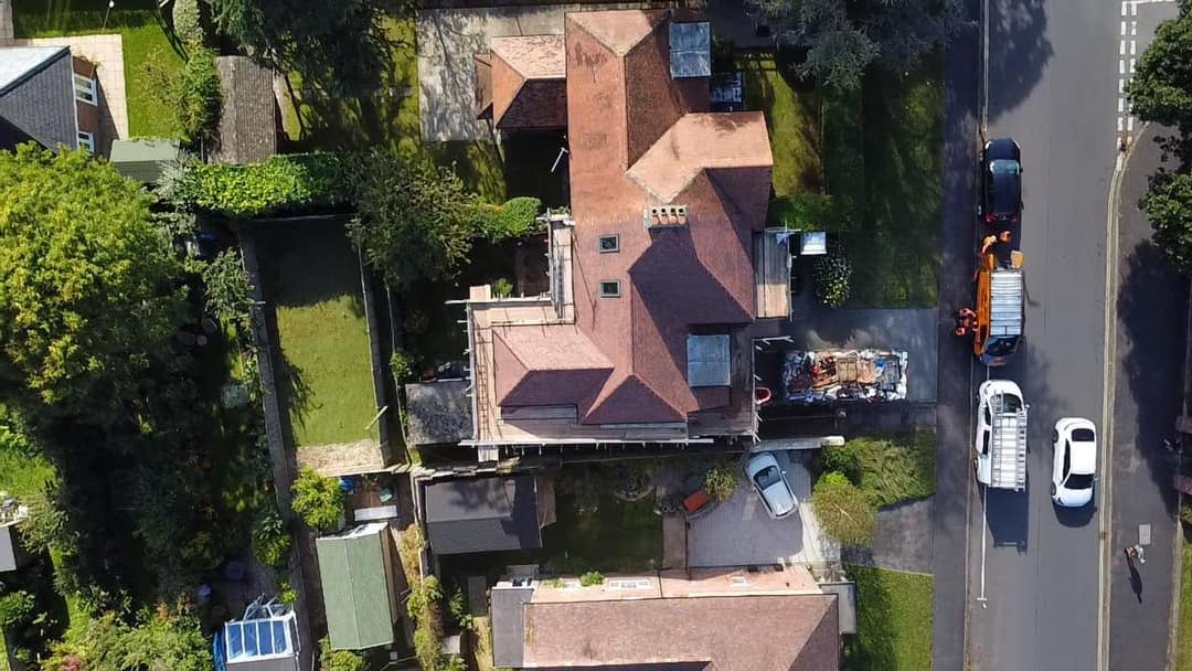 Slate roof restoration in Greenwich