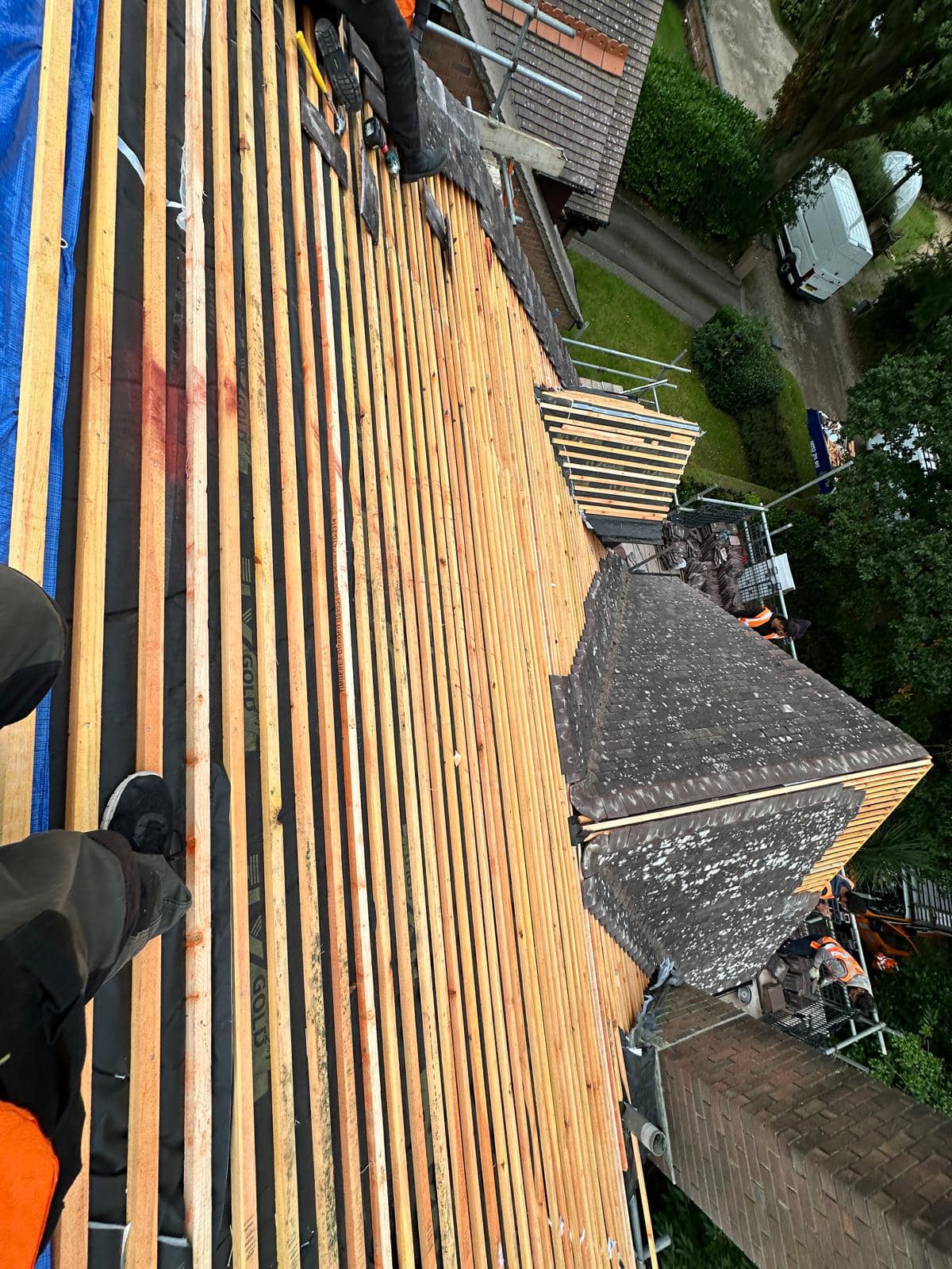 GRP fibreglass roof in Peckham