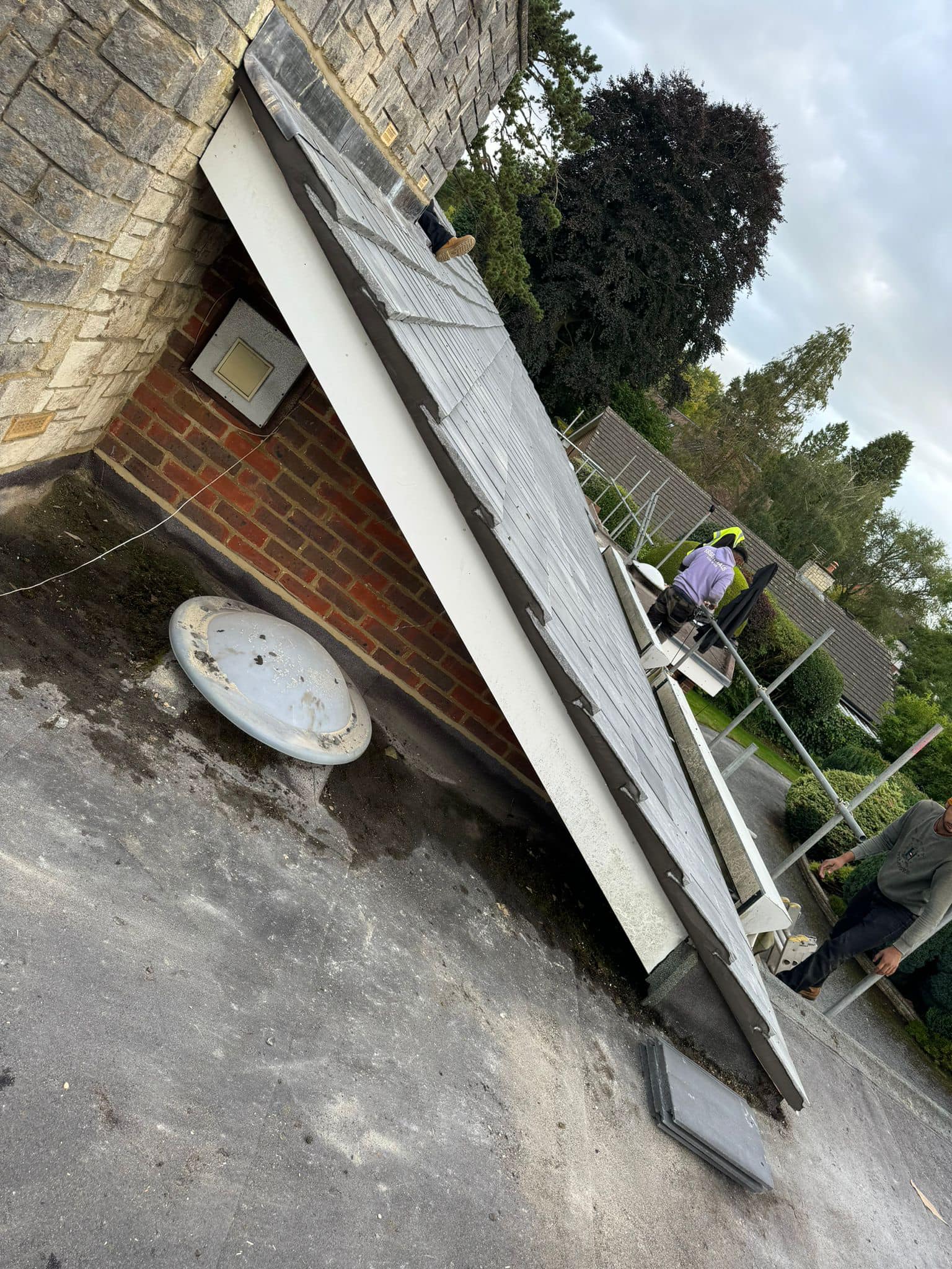 GRP fibreglass roof in Peckham