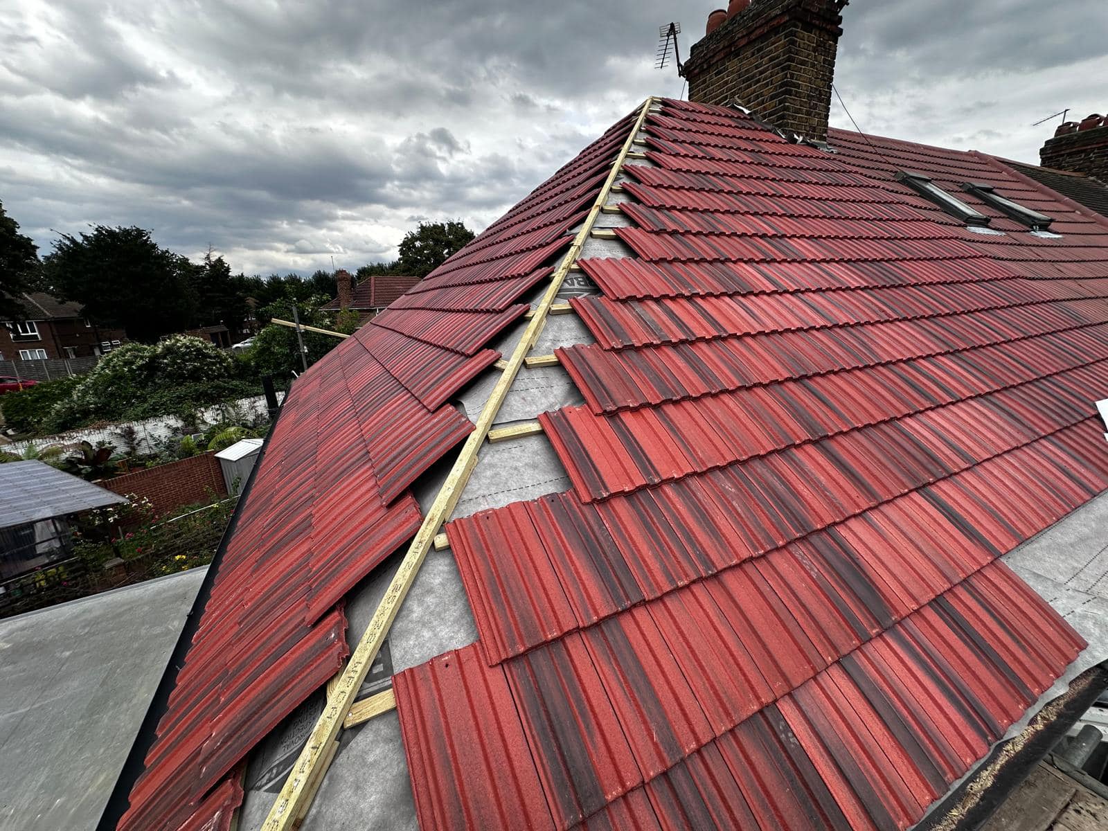 Lead flashing in Westminster