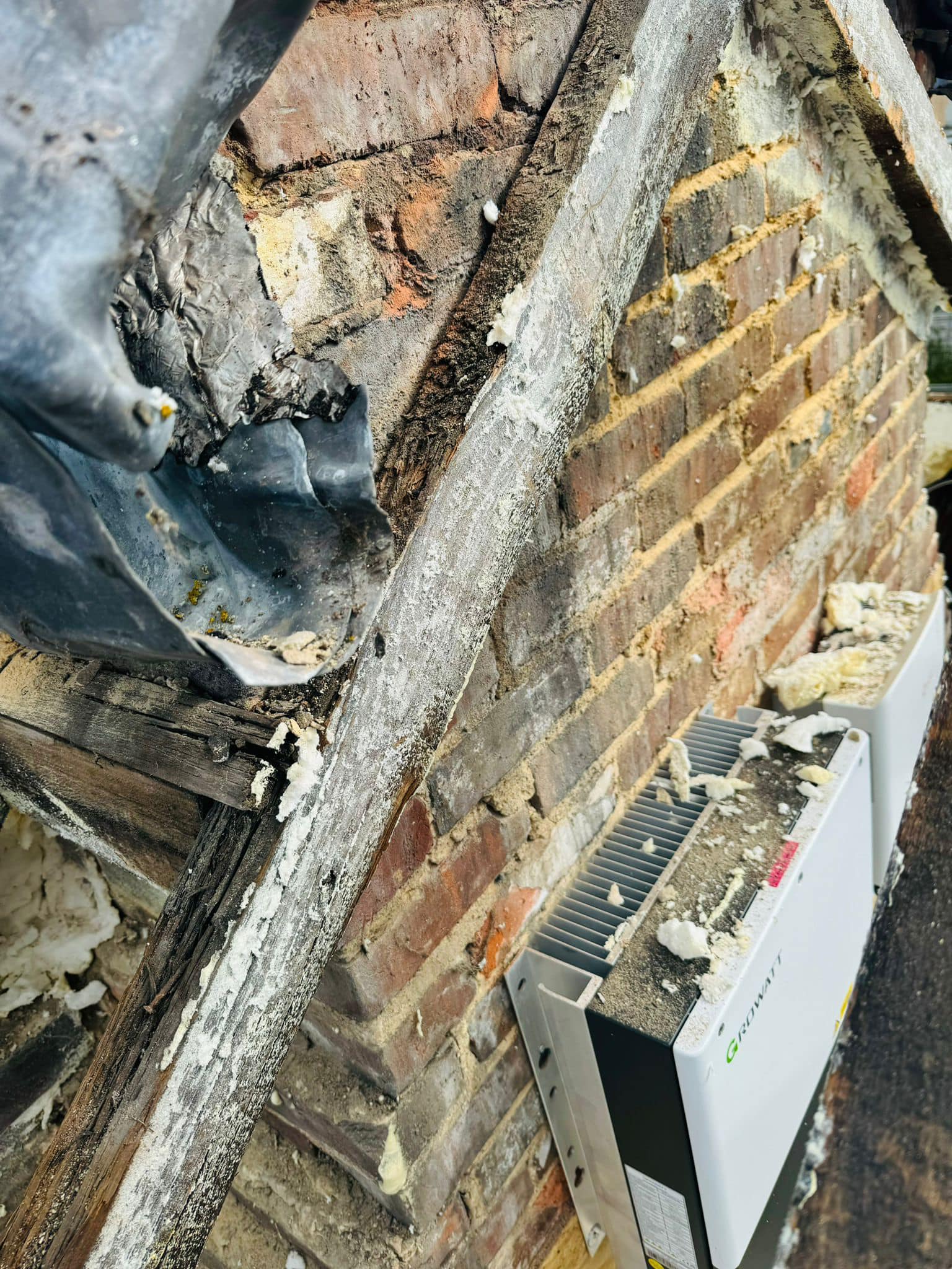 Storm damage repair in Battersea