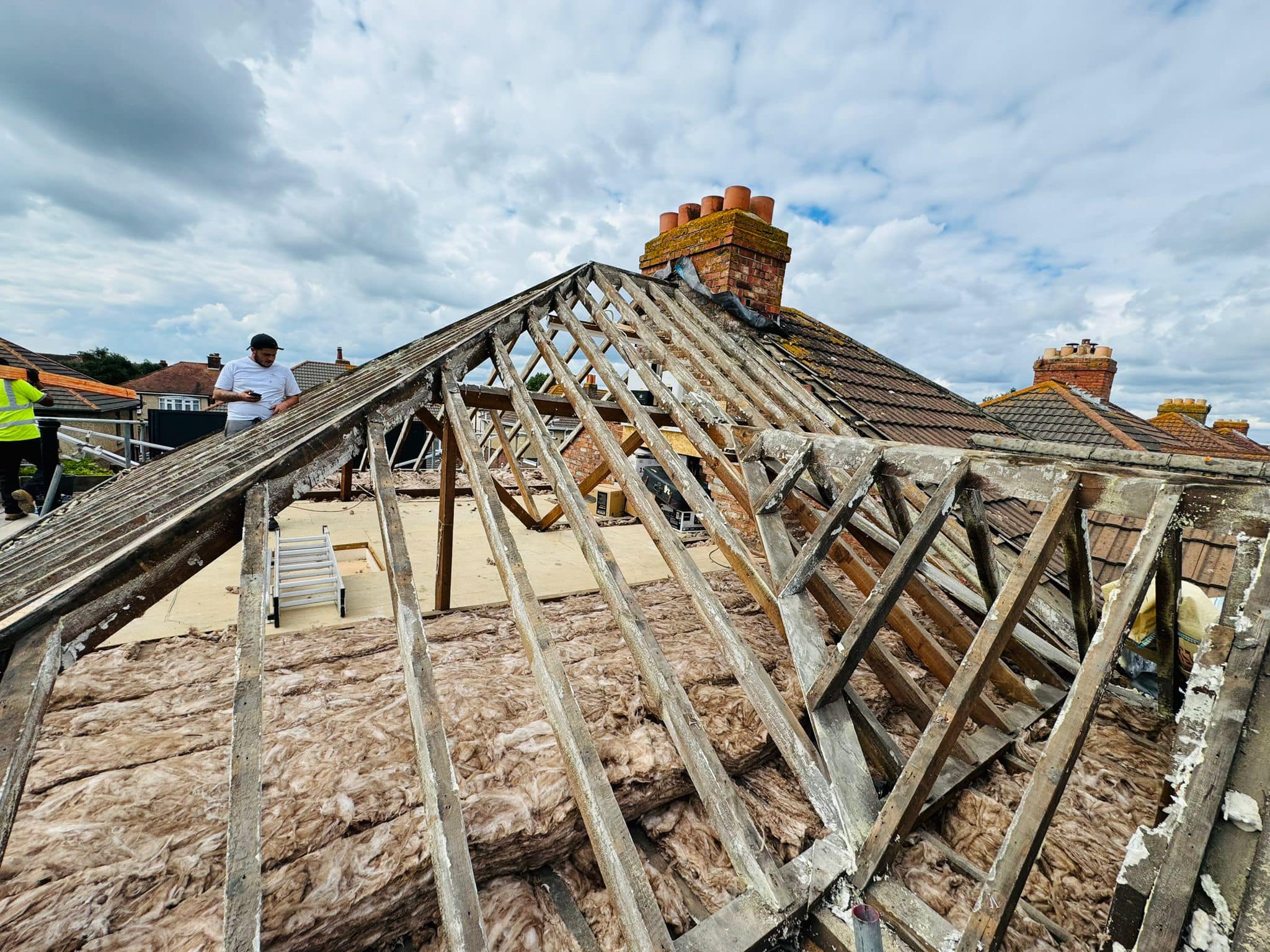 Lead flashing in Westminster