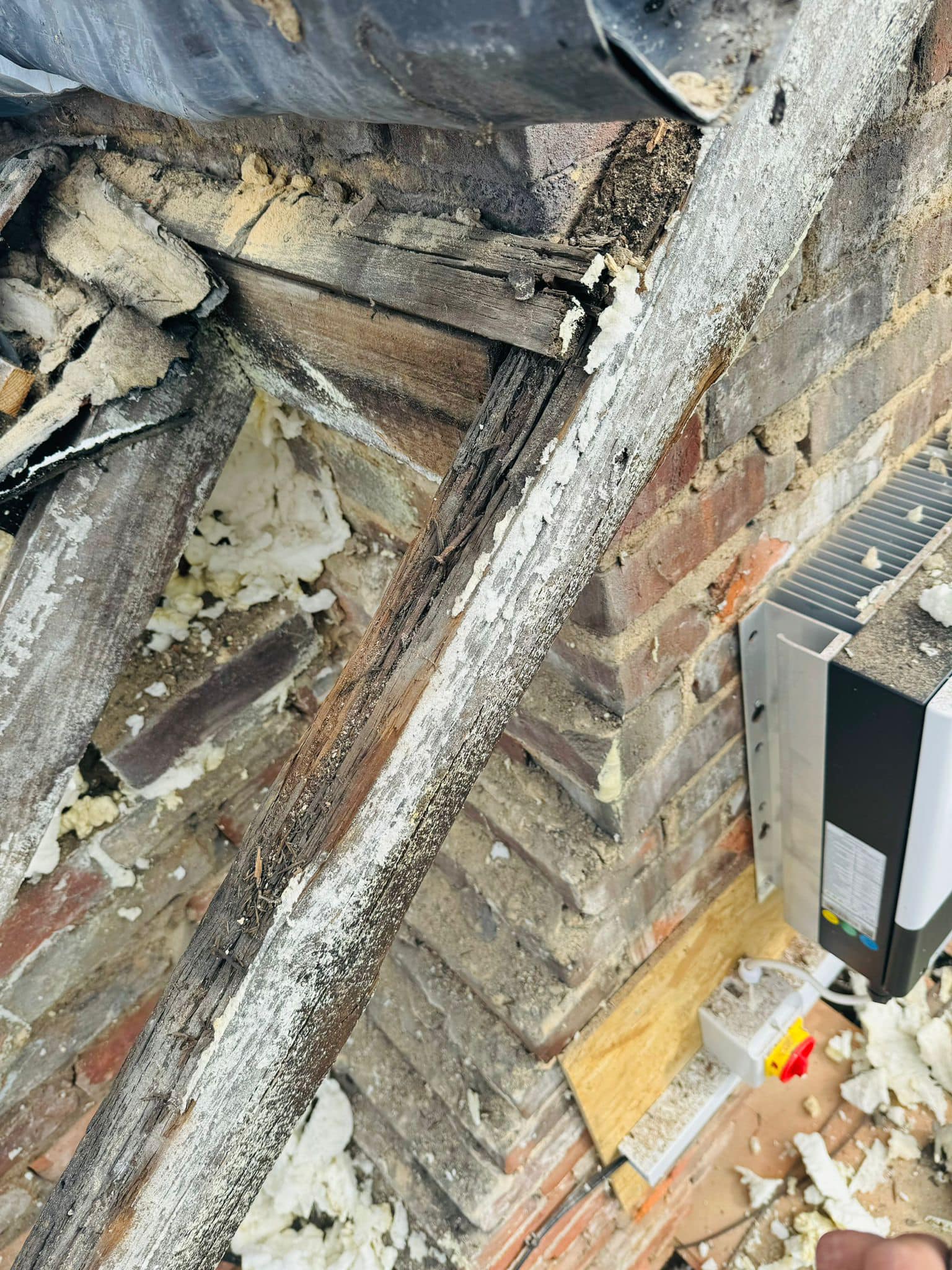 Professional roofers working on a property in London - KS Roof Master