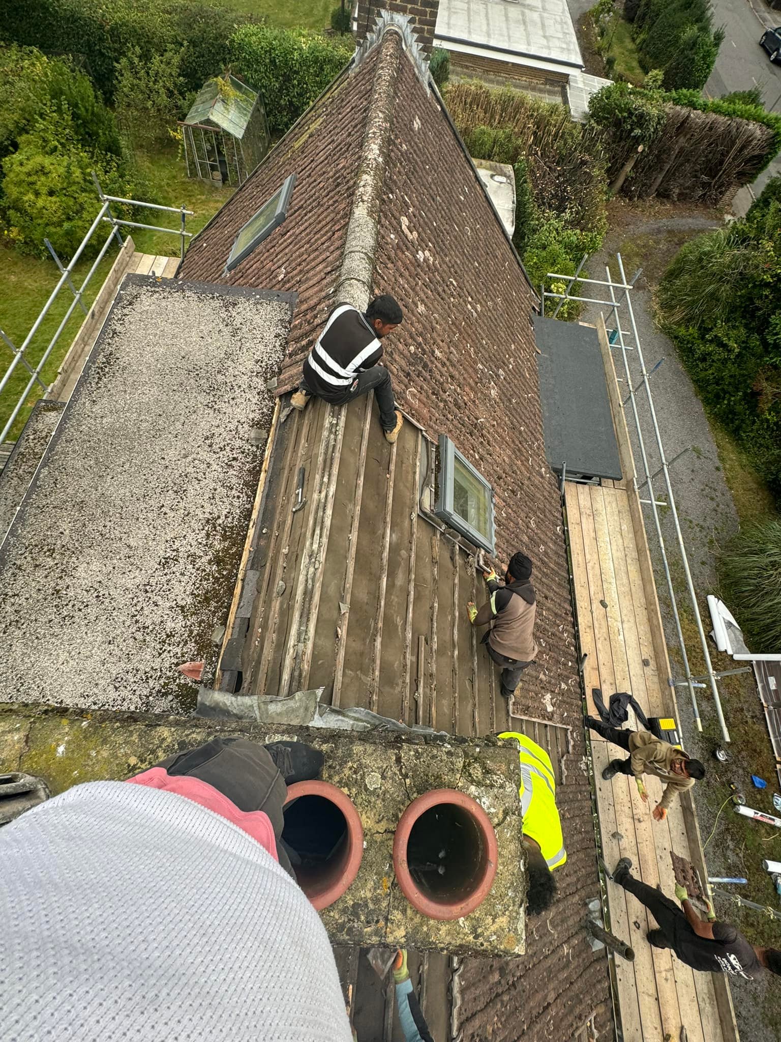 Flat roof replacement in Croydon