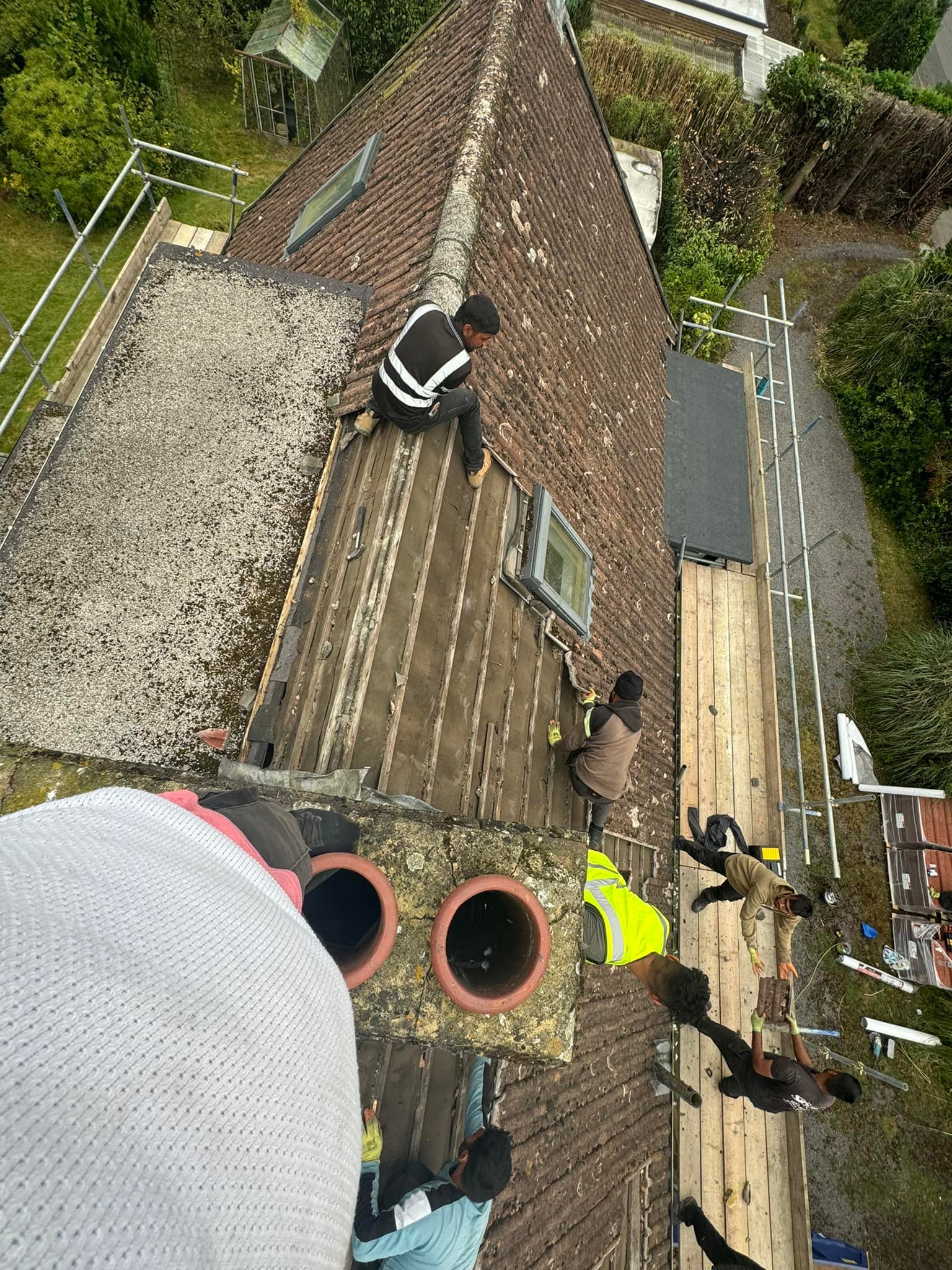 Flat roof replacement in Croydon